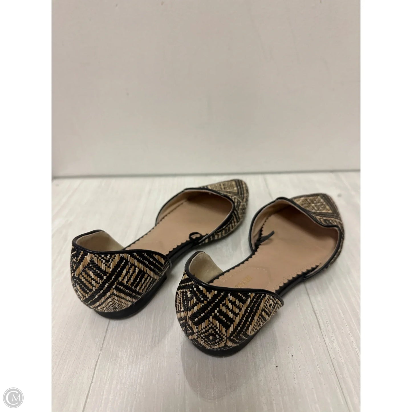 Shoes Flats By Isaac Mizrahi Live Qvc In Black & Tan, Size: 6.5