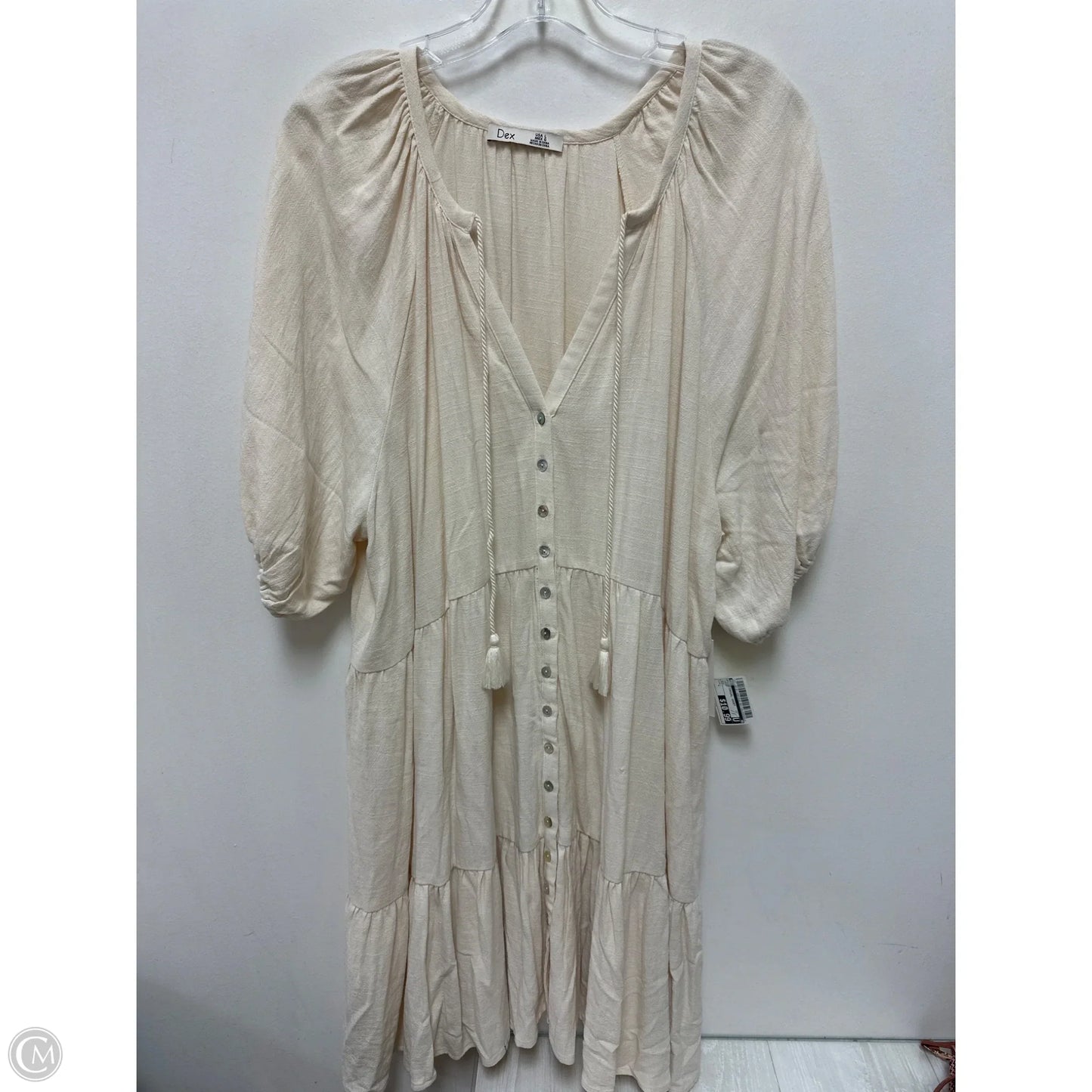 Dress Casual Short By Dex In Cream, Size: L