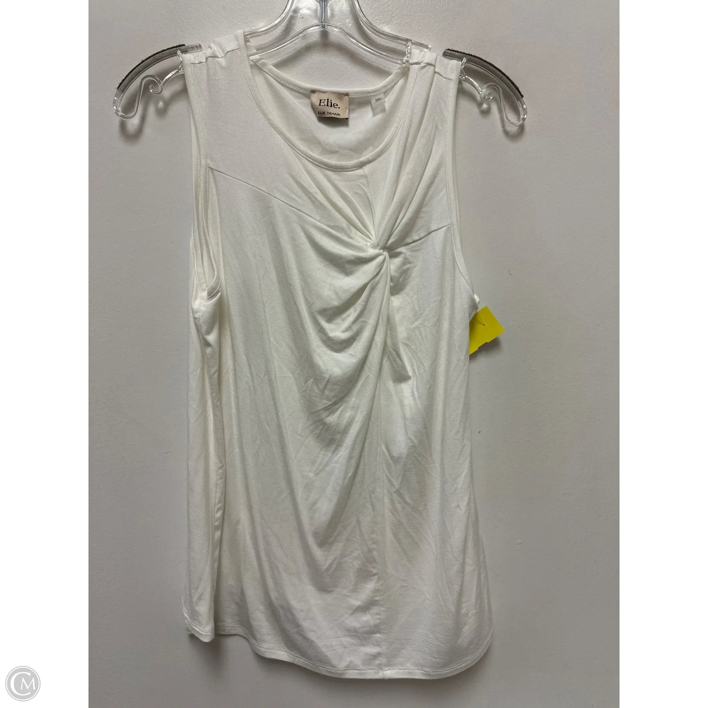 Top Sleeveless By Elie Tahari In Cream, Size: M
