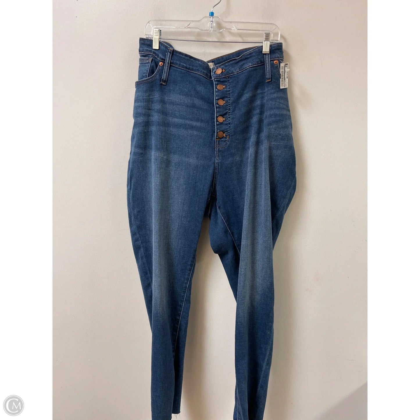 Jeans Skinny By Madewell In Blue Denim, Size: 24