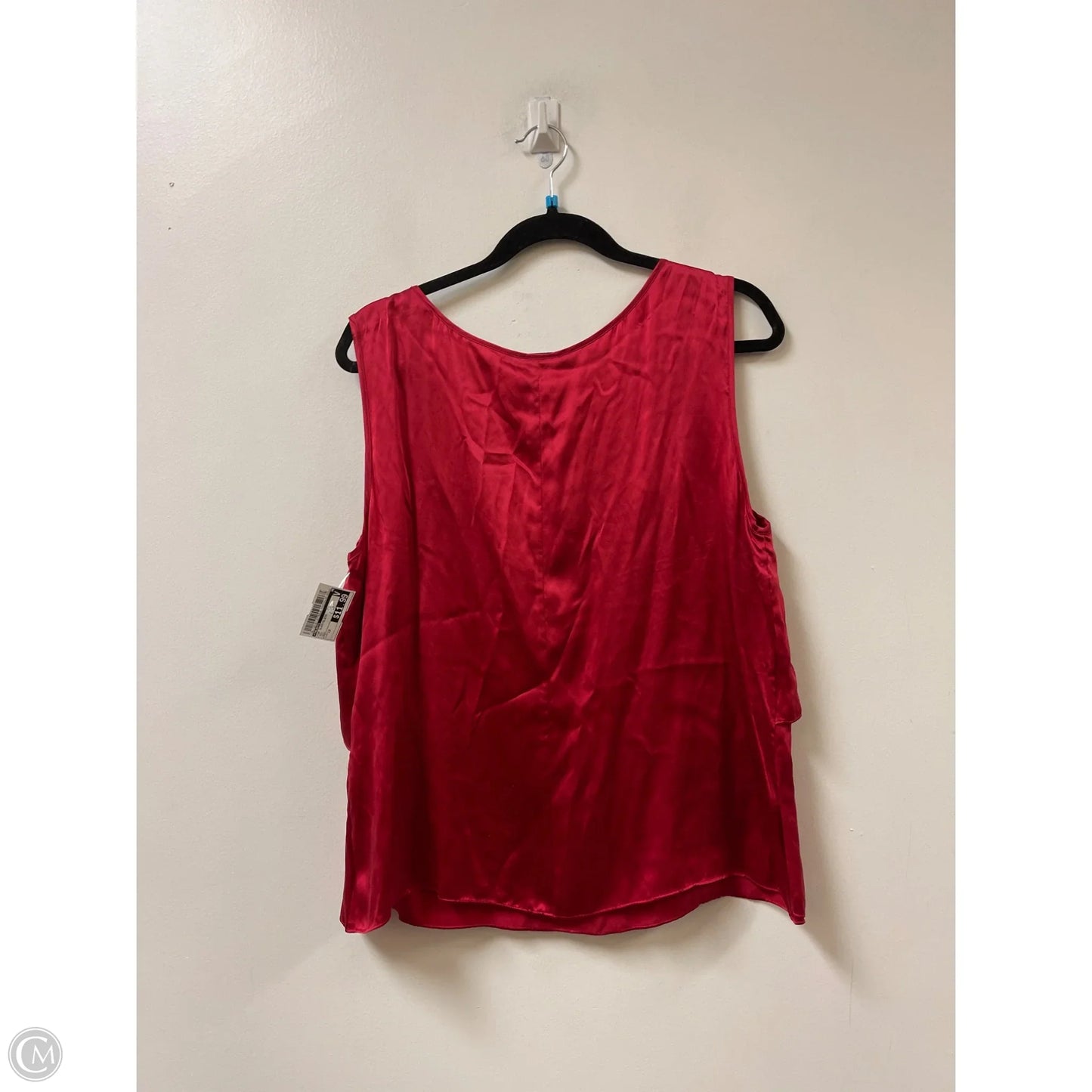 Top Sleeveless By Talbots In Red, Size: 1x