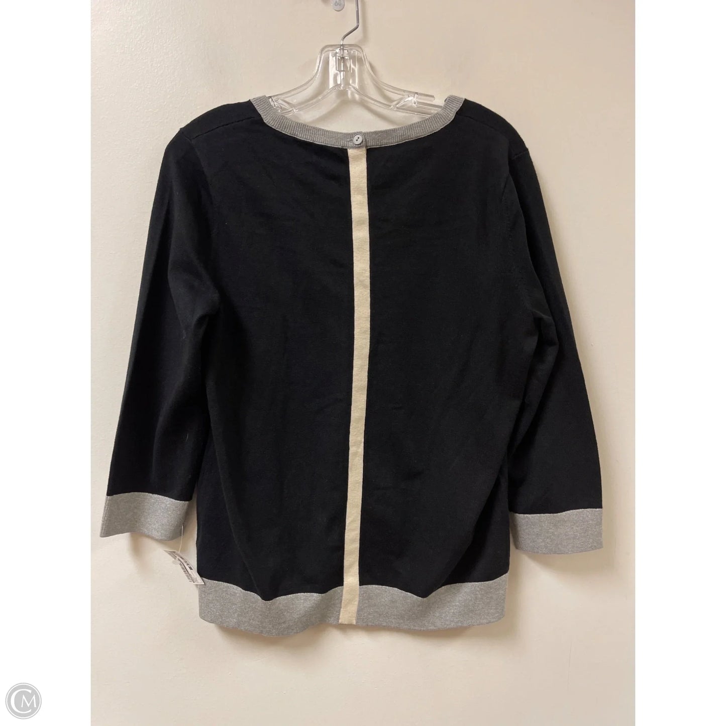 Sweater By Talbots In Black, Size: L