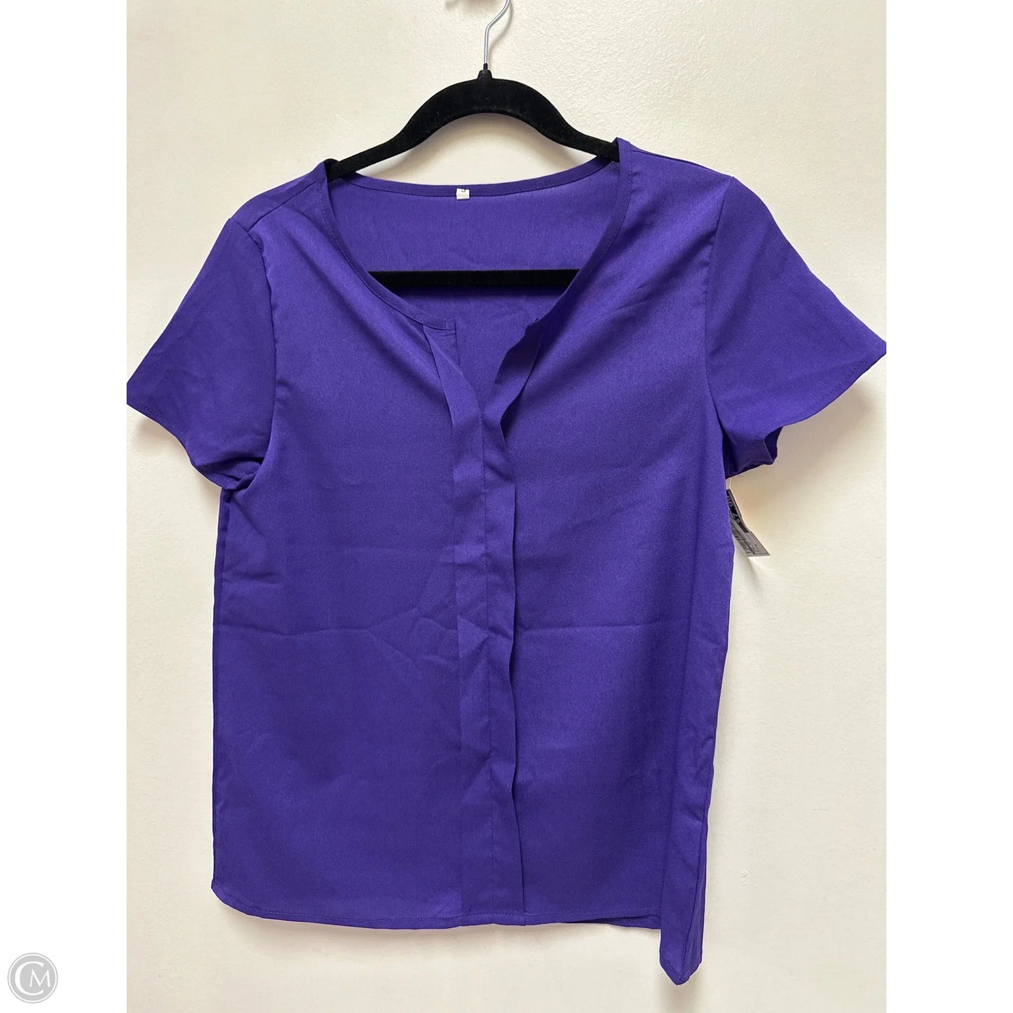 Top Short Sleeve Basic By Clothes Mentor In Purple, Size: S