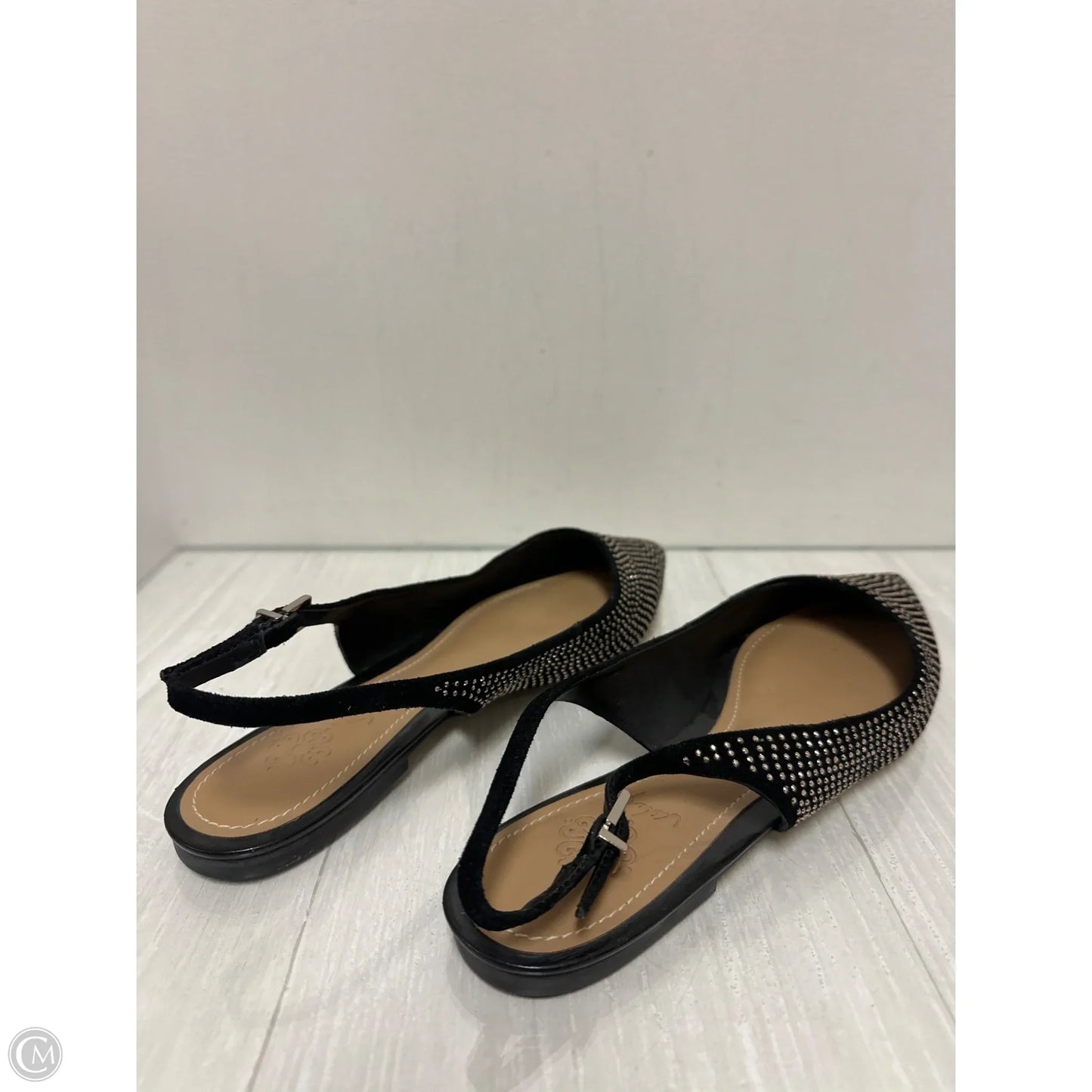 Shoes Flats By Clothes Mentor In Black, Size: 9.5