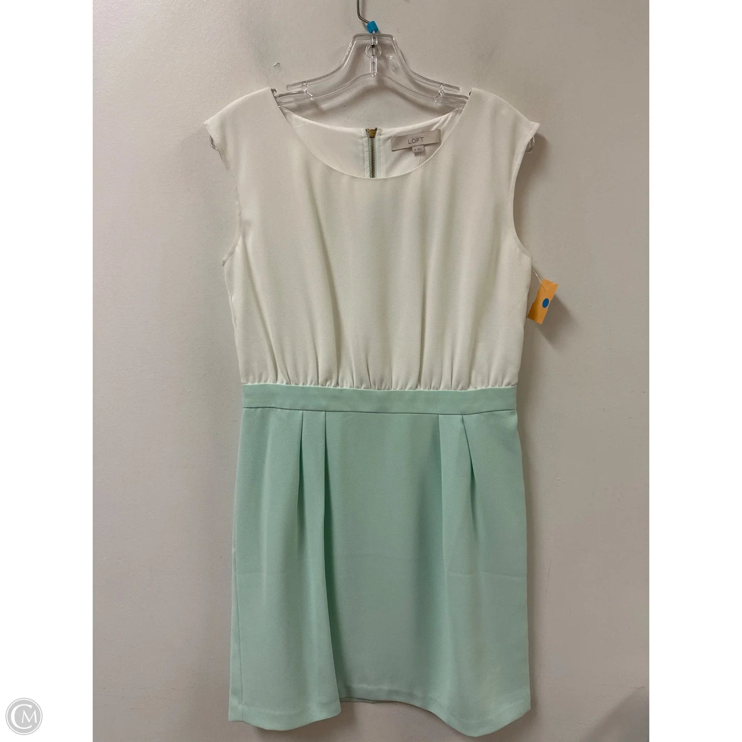 Dress Casual Midi By Loft In White, Size: S