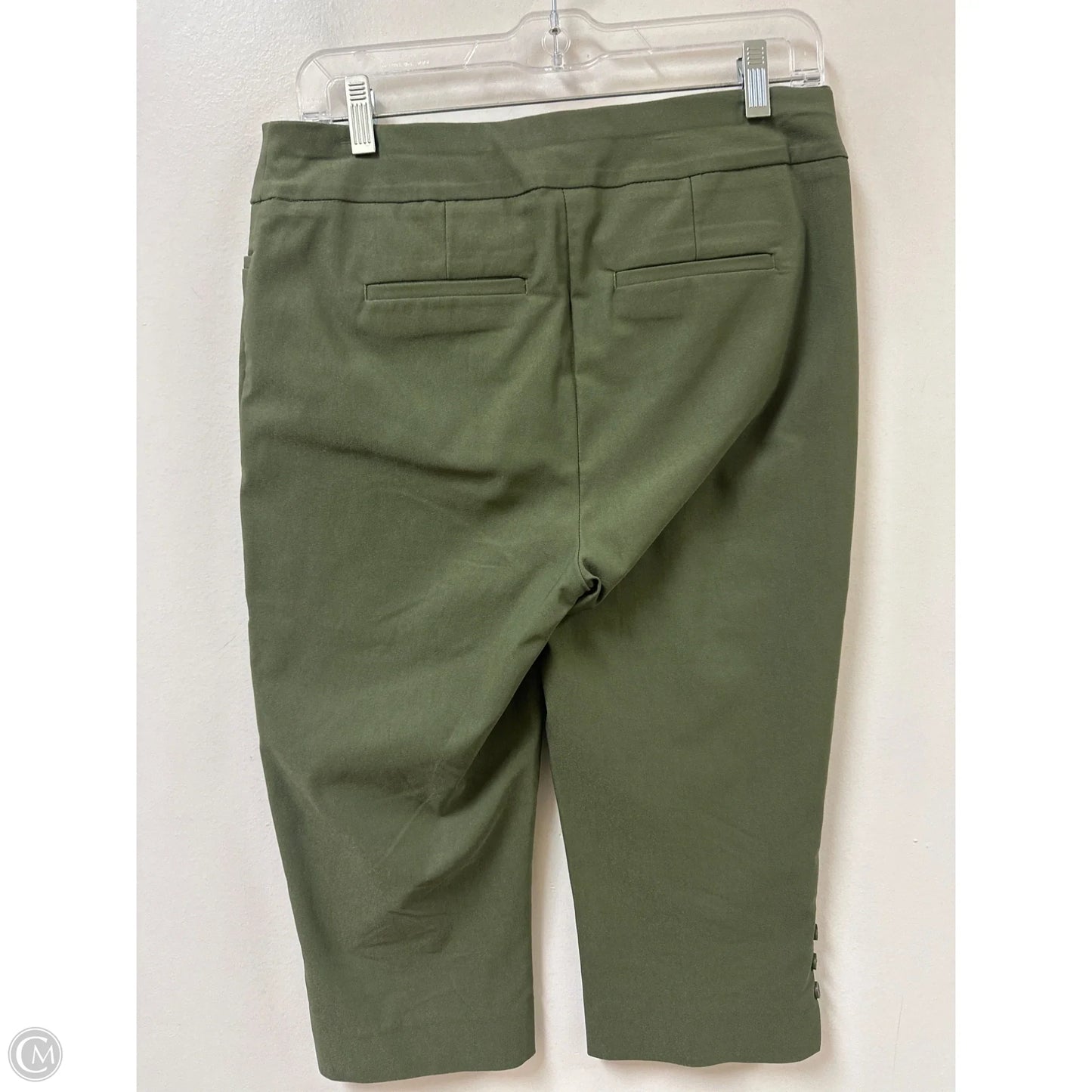 Pants Cropped By Chicos In Green, Size: 4