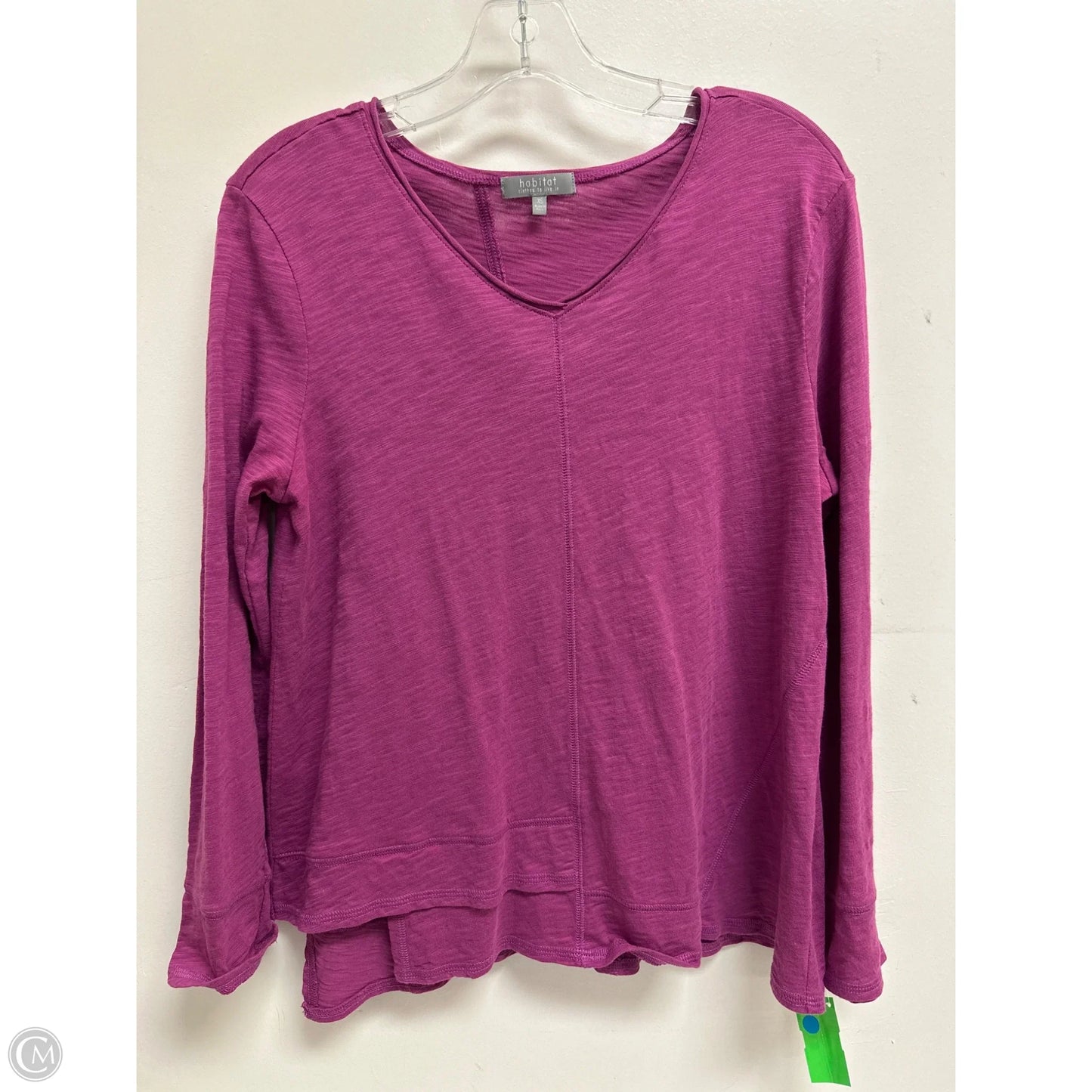 Top Long Sleeve By Habitat In Purple, Size: Xs