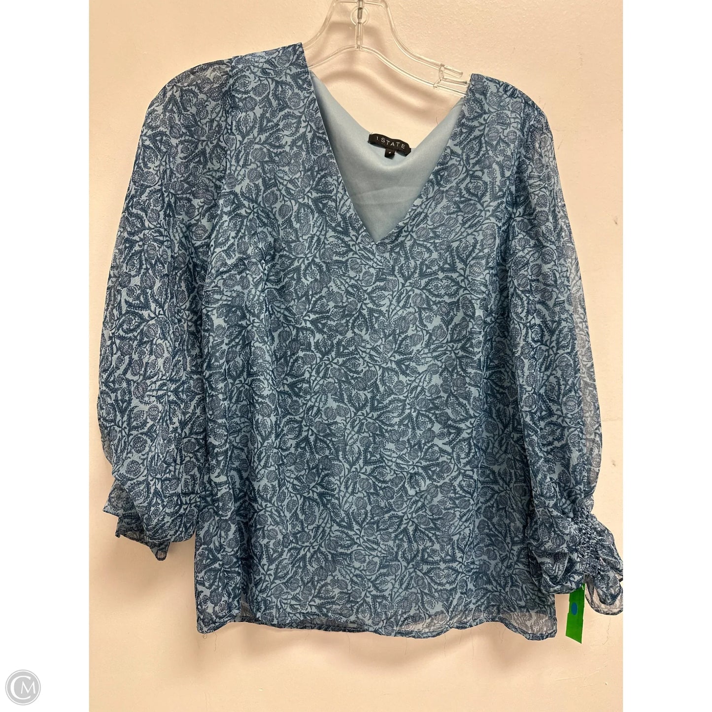 Top Long Sleeve By 1.state In Blue, Size: S