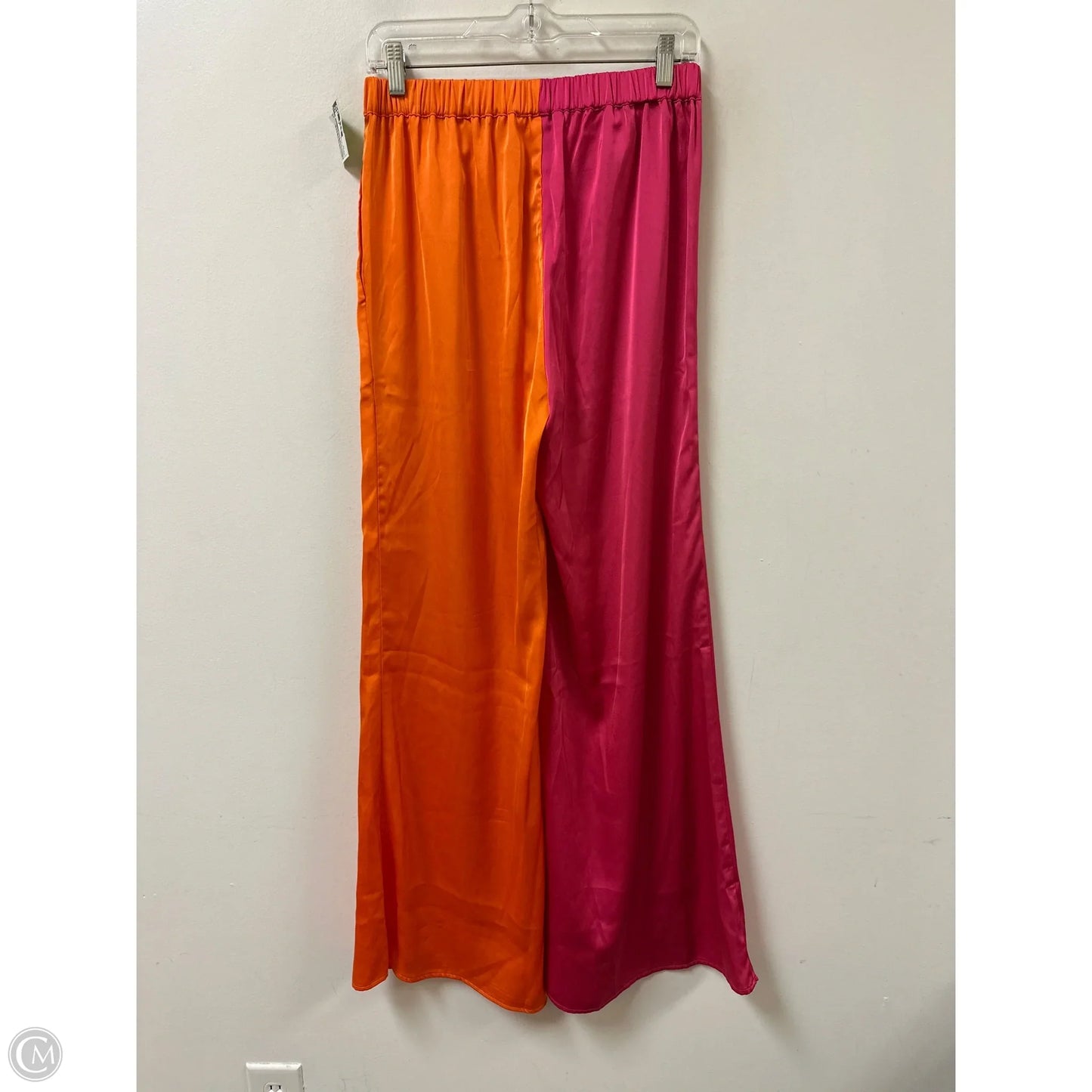 Pants Wide Leg By Clothes Mentor In Orange & Pink, Size: 12