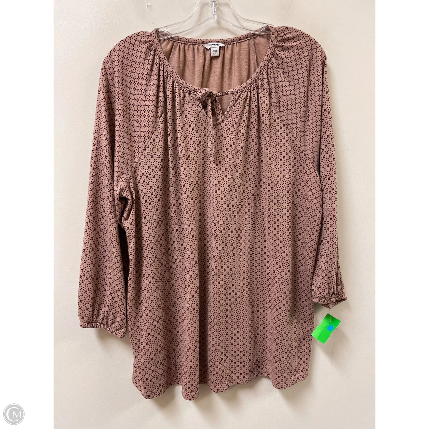 Top Long Sleeve By Sonoma In Pink, Size: 2x