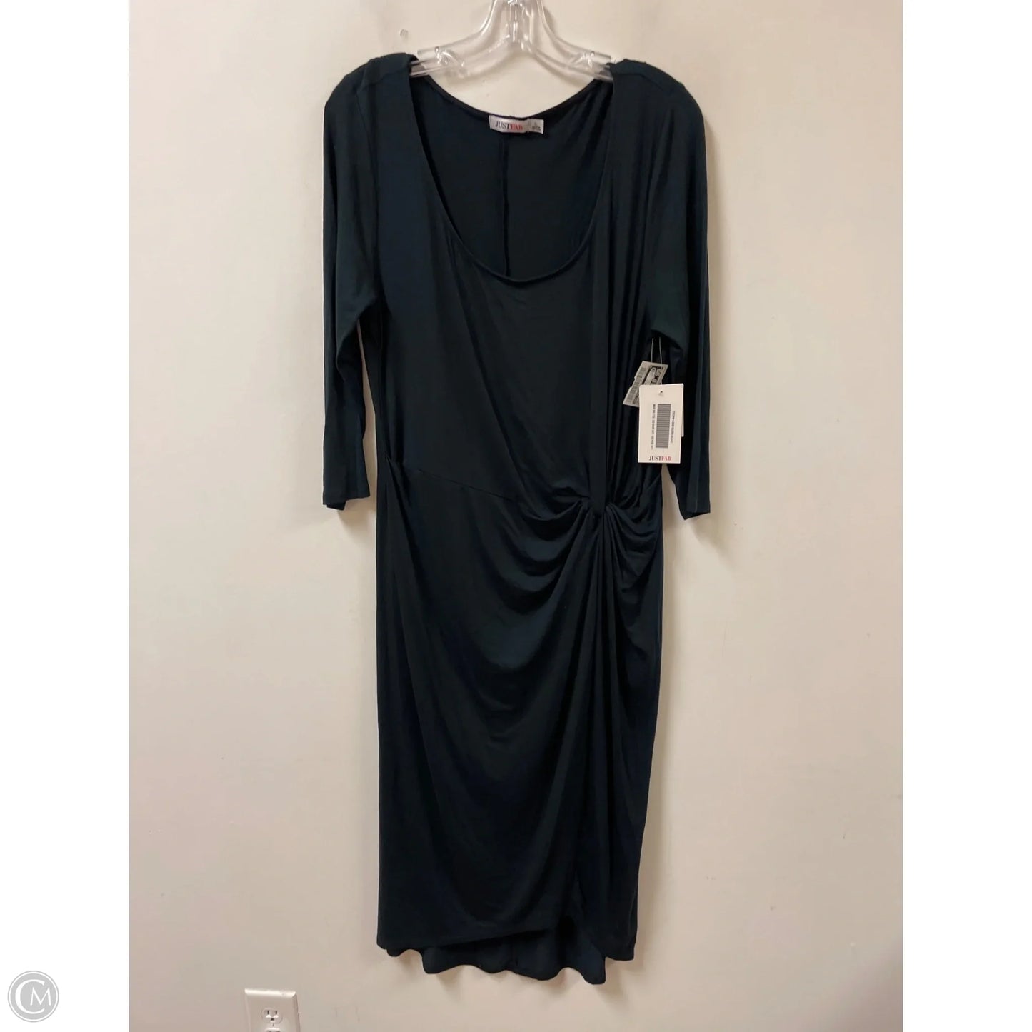 Dress Casual Midi By Just Fab In Black, Size: Xl