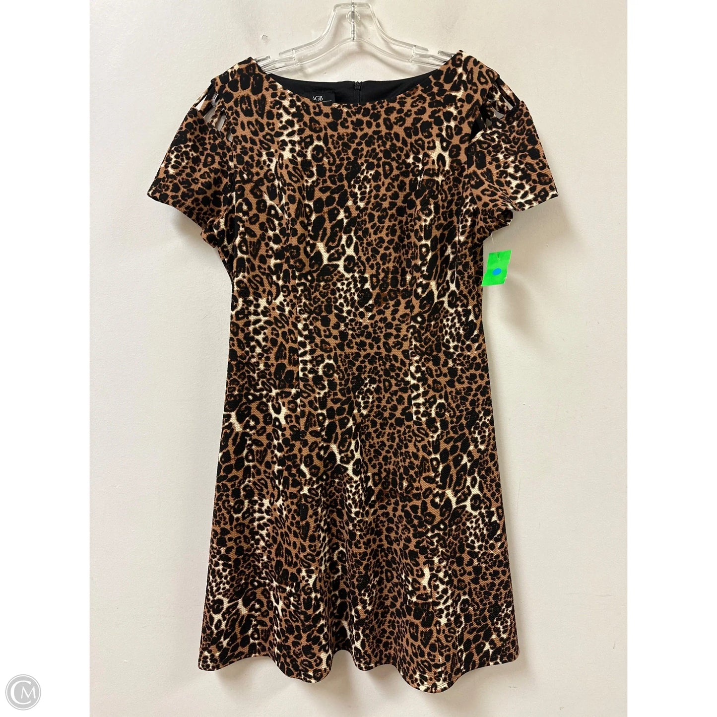 Dress Casual Short By Agb In Animal Print, Size: L