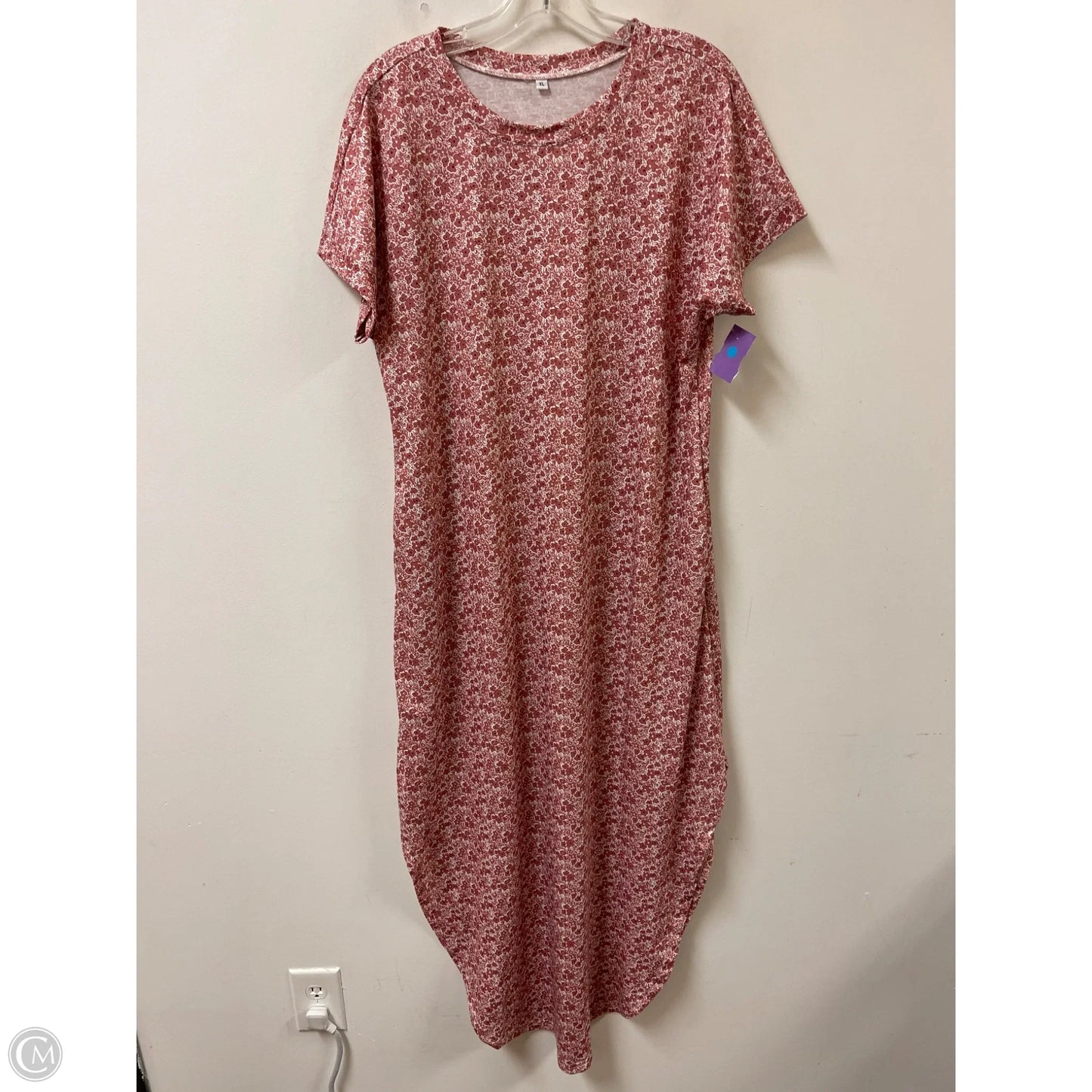 Dress Casual Maxi By Clothes Mentor In Pink, Size: Xl