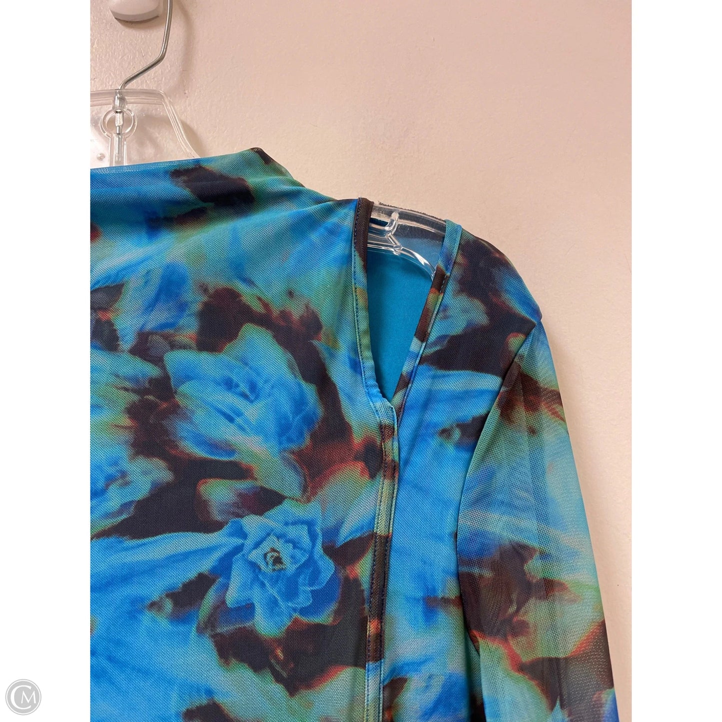 Dress Party Long By Top Shop In Blue, Size: S