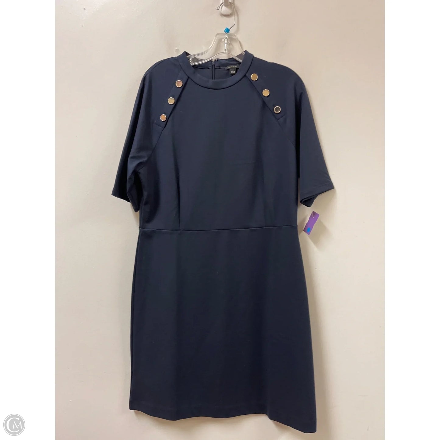 Dress Work By Ann Taylor In Navy, Size: L