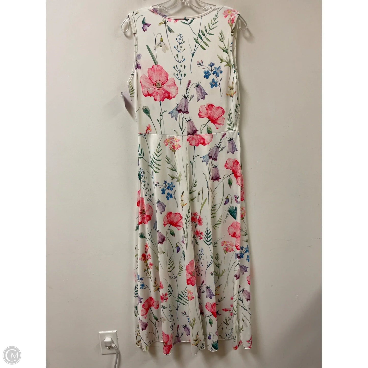 Dress Casual Maxi By Clothes Mentor In Cream, Size: Xl