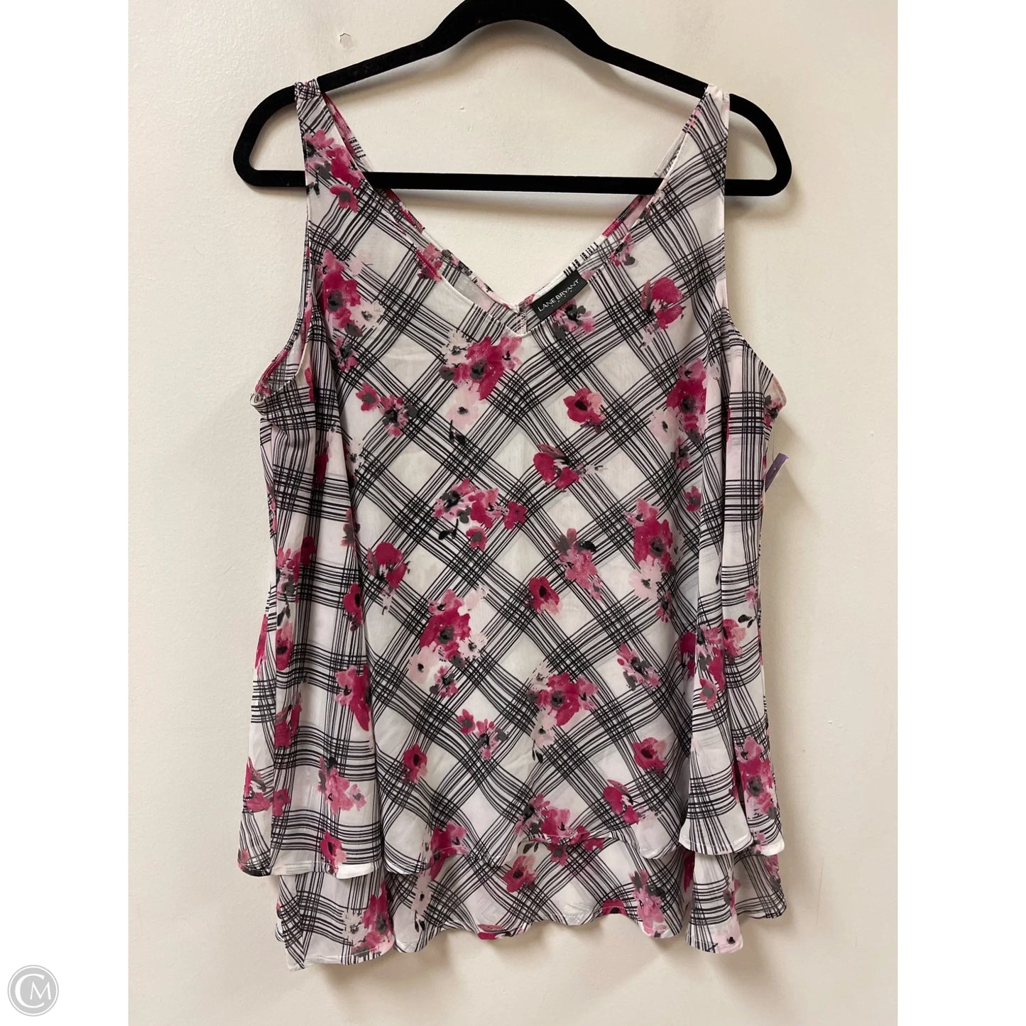 Top Sleeveless By Lane Bryant In Floral Print, Size: Xl