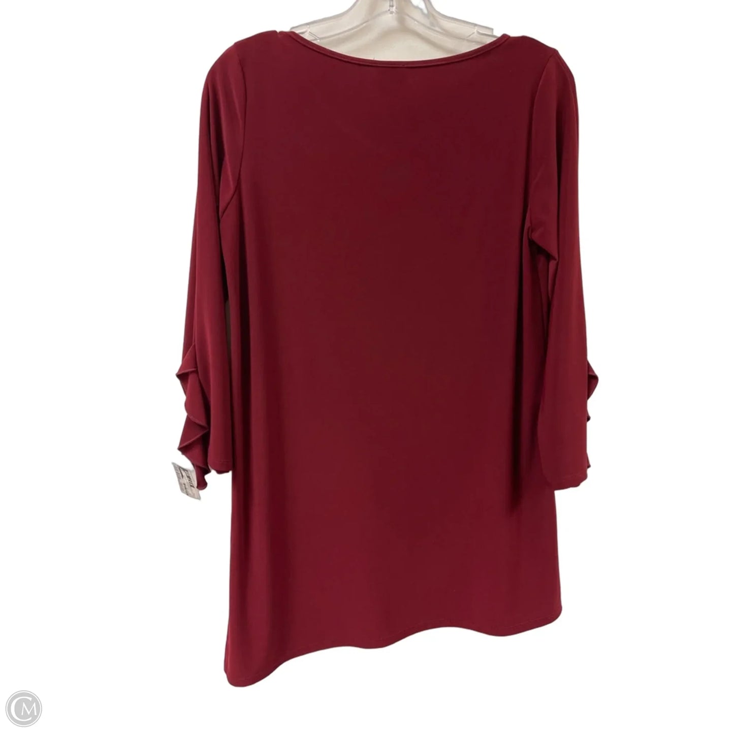 Tunic Long Sleeve By Clara Sun Woo In Red, Size: S