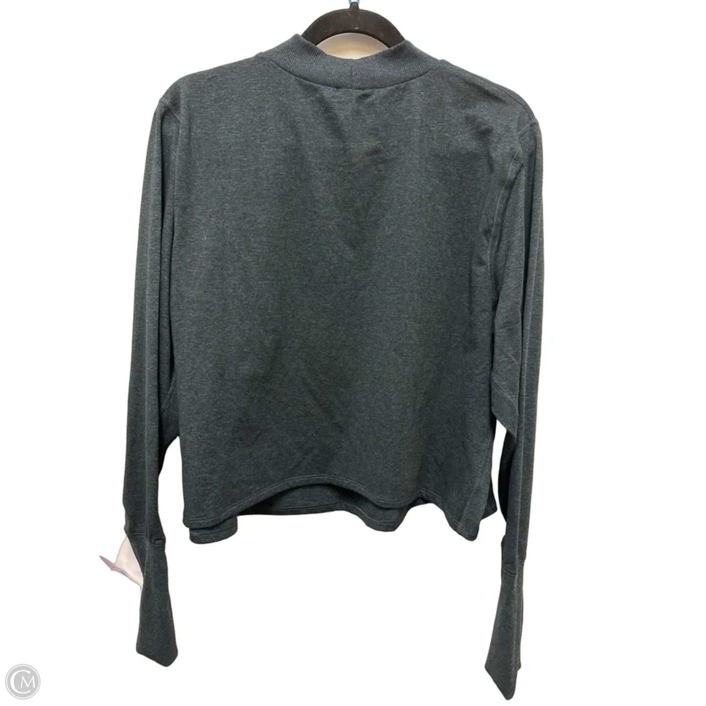 Athletic Top Long Sleeve Crewneck By Old Navy In Grey, Size: 3x