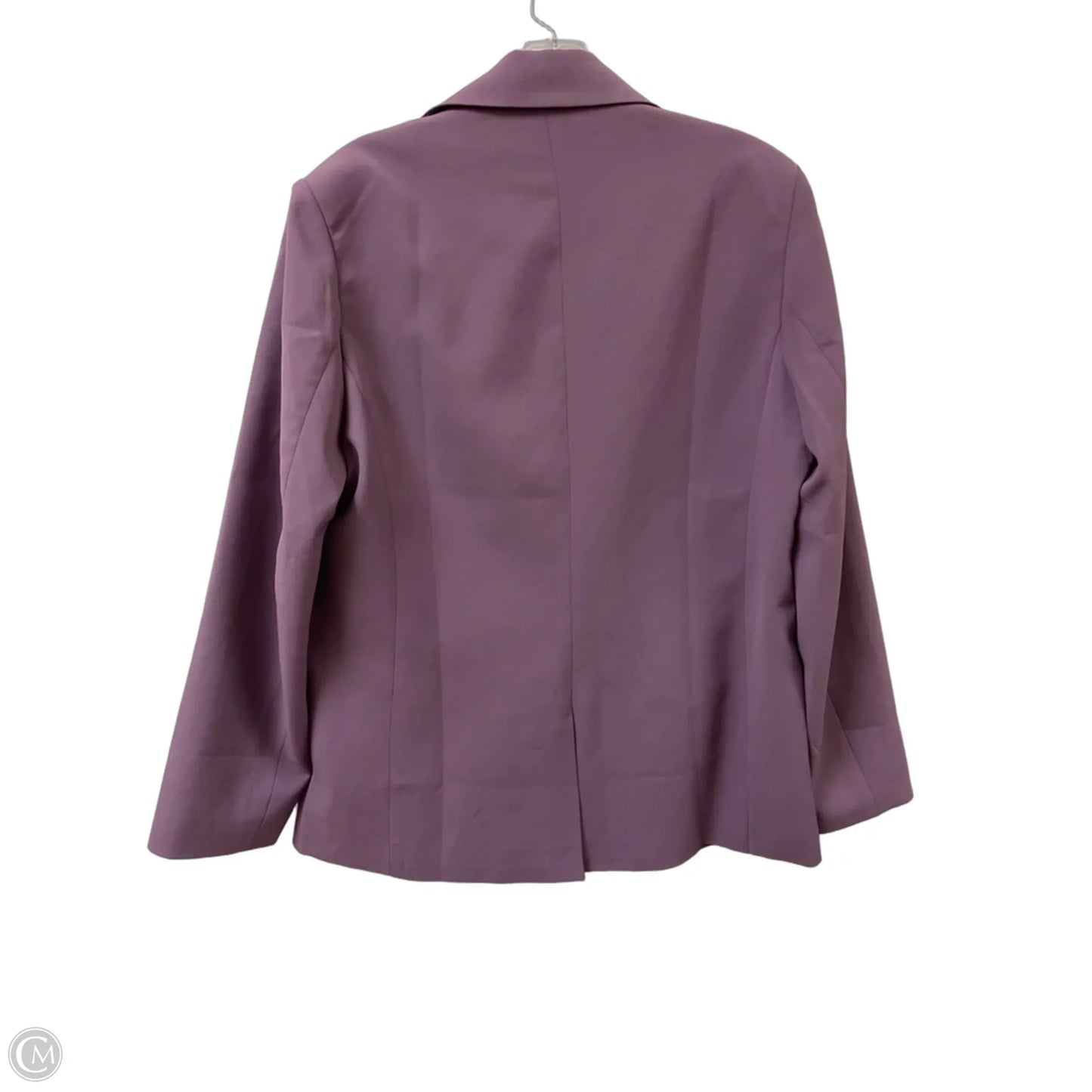 Blazer By Clothes Mentor In Purple, Size: L