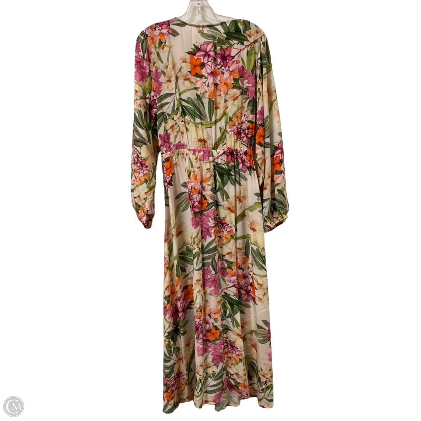 Dress Casual Maxi By Clothes Mentor In Floral Print, Size: L