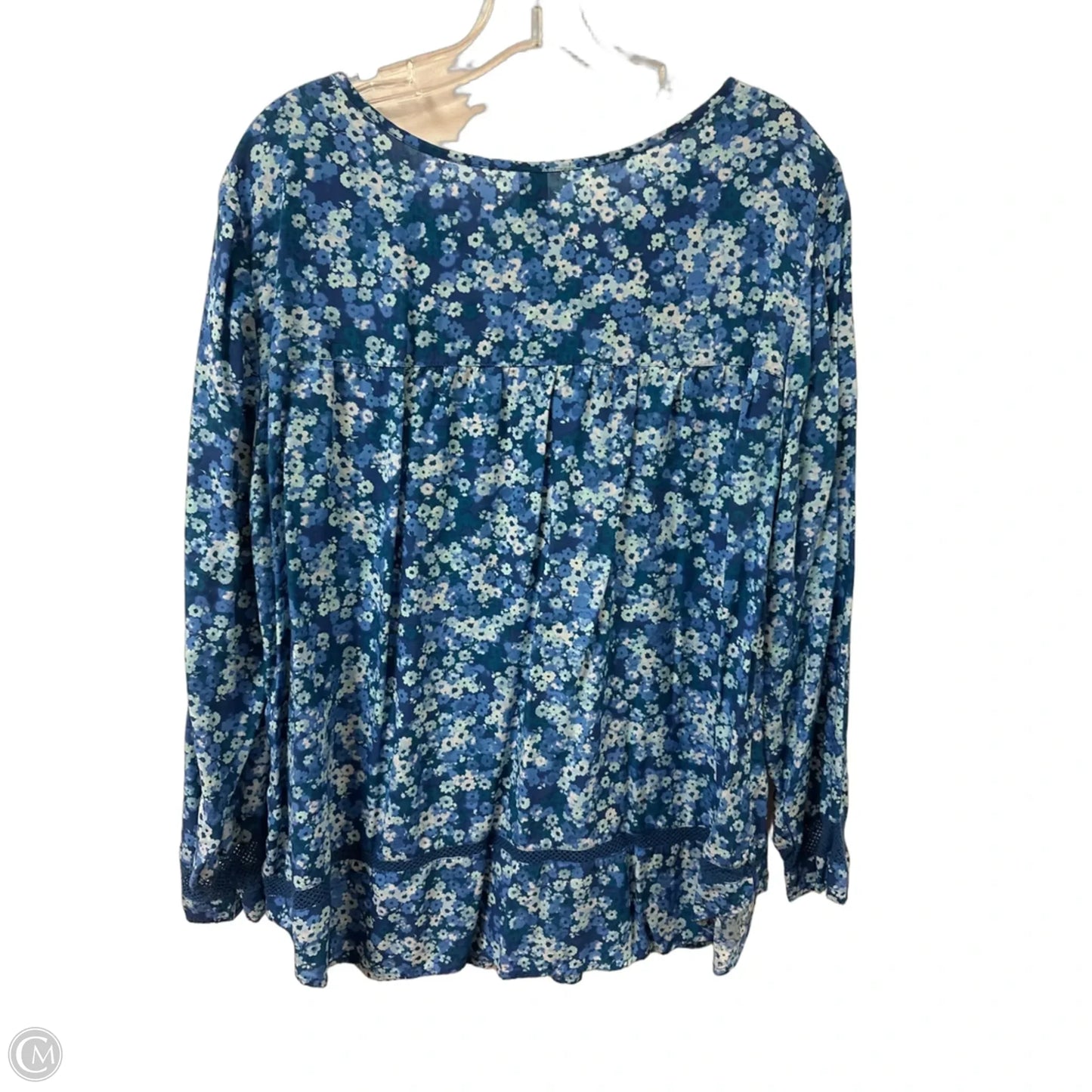 Top Long Sleeve By Gap In Blue, Size: 2x