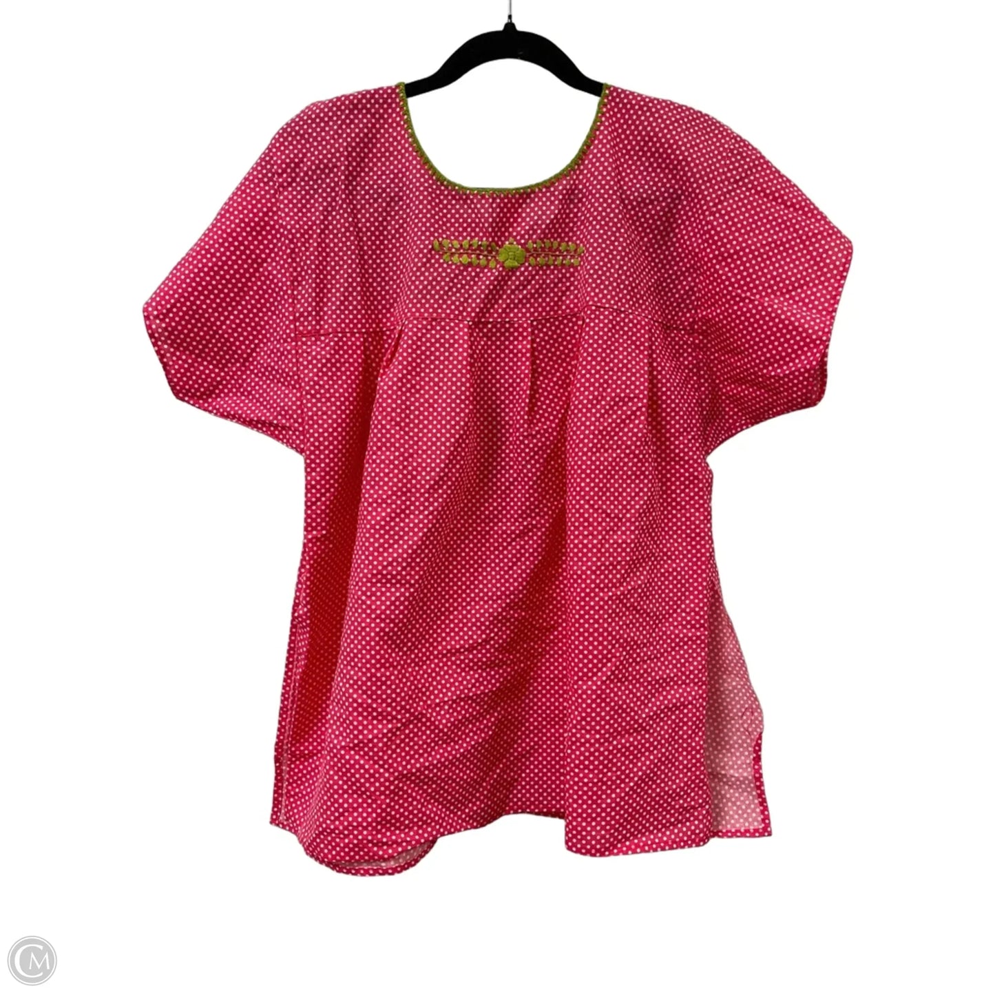 Top Short Sleeve By Clothes Mentor In Pink, Size: L