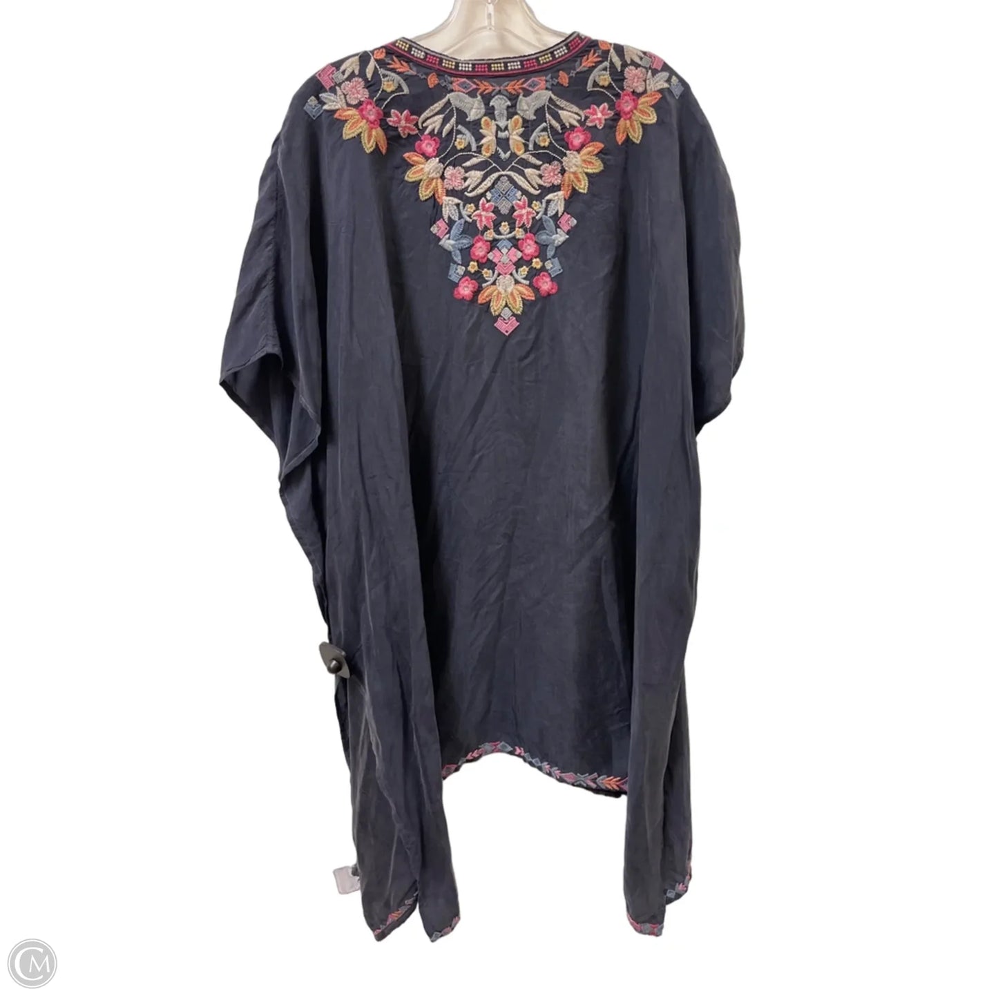 Tunic Designer By Johnny Was In Navy, Size: L