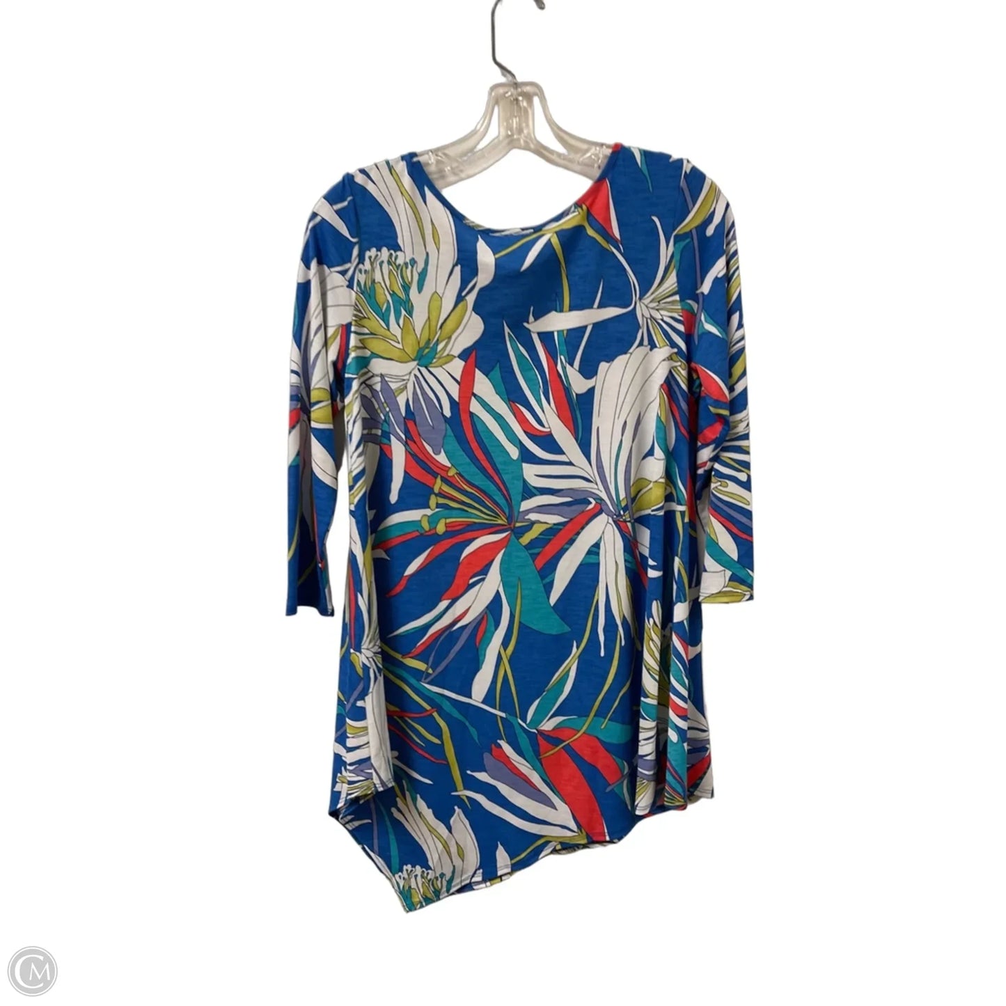 Tunic Long Sleeve By Clara Sun Woo In Blue, Size: Xs