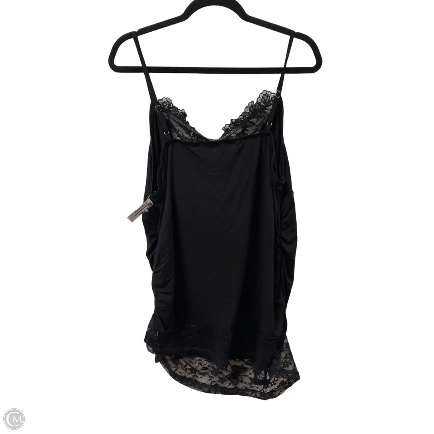 Top Cami By Romwe In Black, Size: 3x