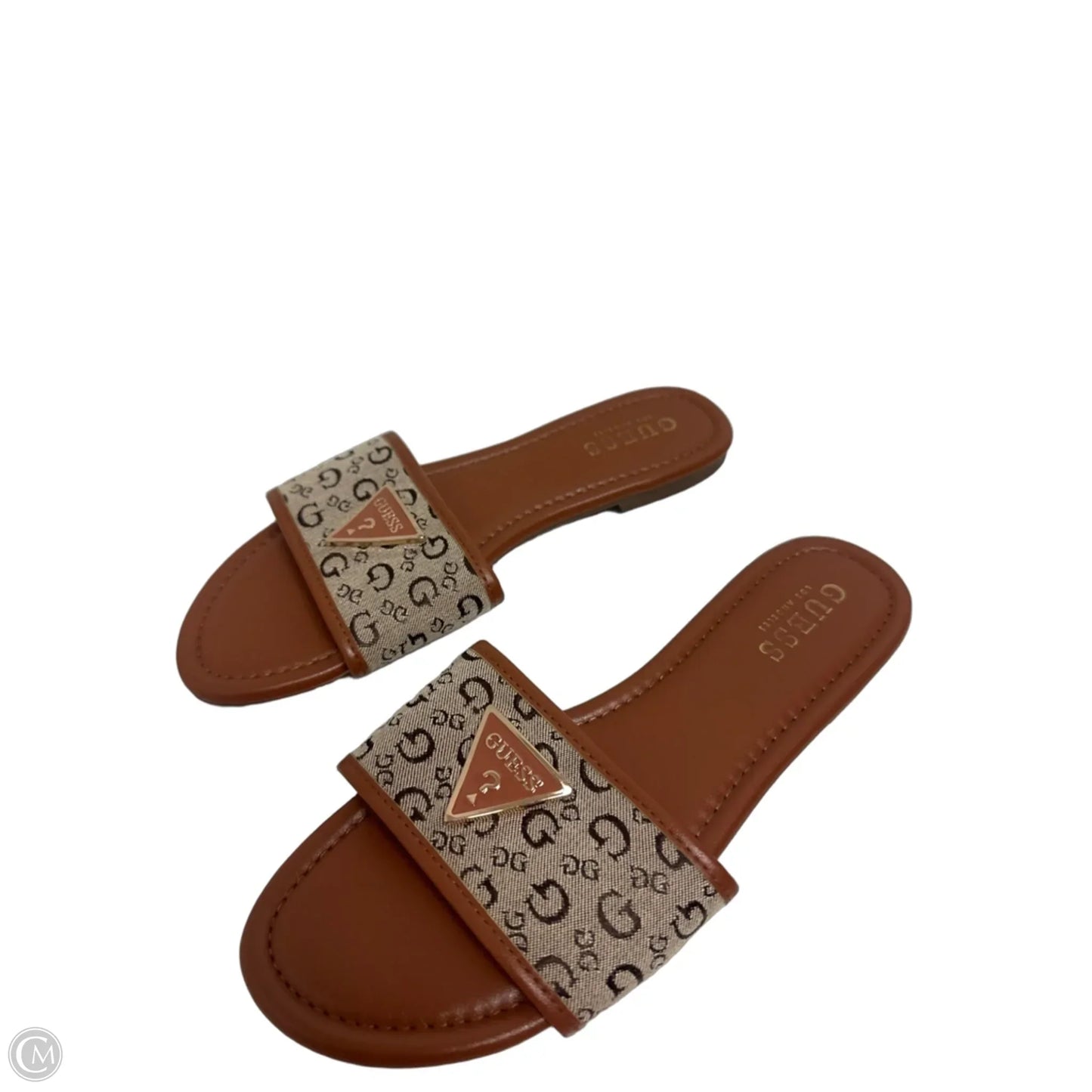 Sandals Flats By Guess In Brown, Size: 7