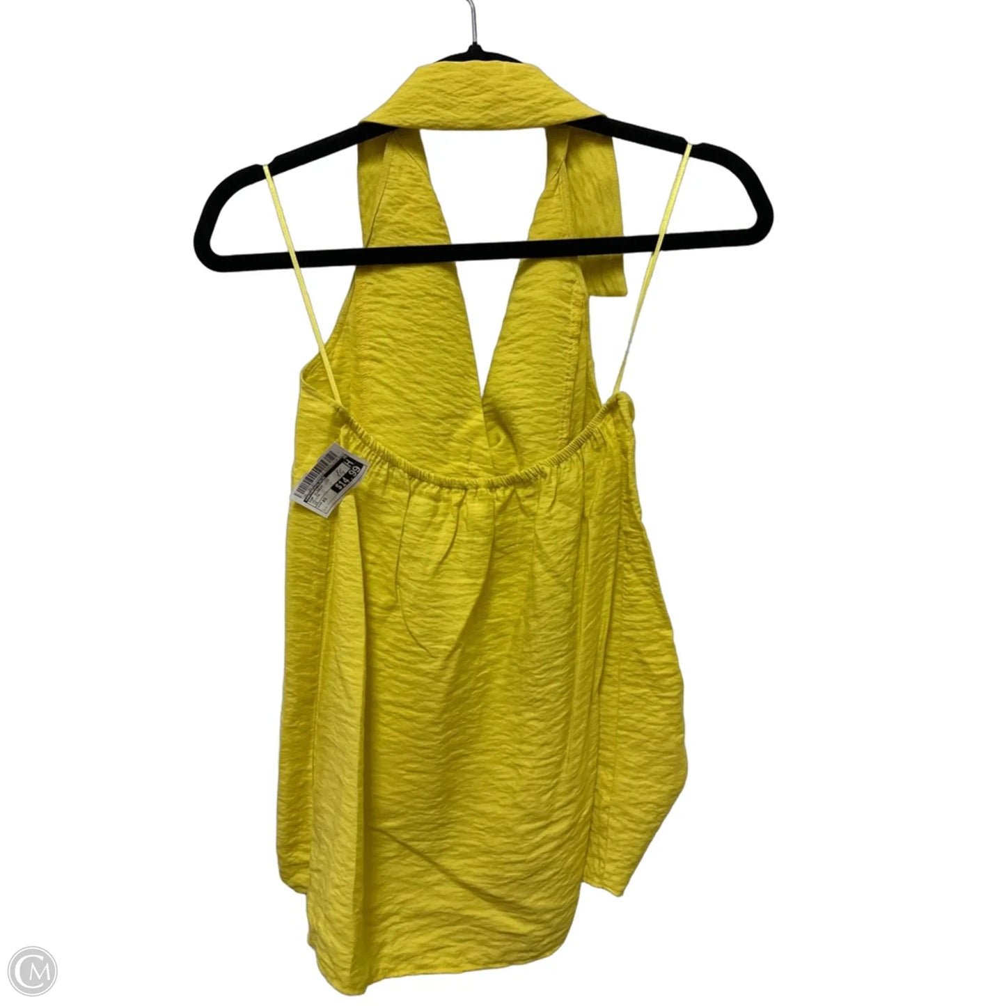 Top Sleeveless By Anthropologie In Yellow, Size: Xs