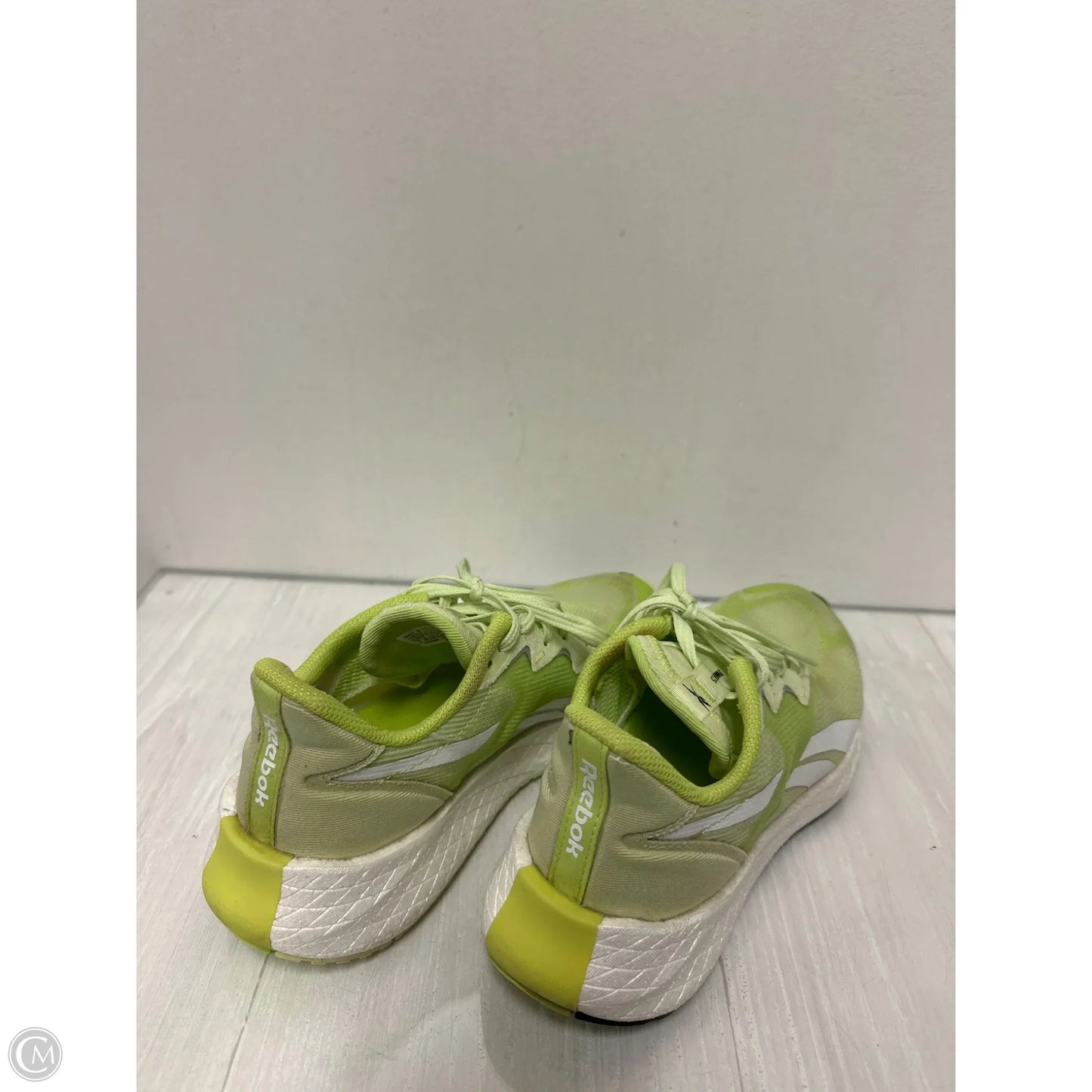 Shoes Athletic By Reebok In Green, Size: 7