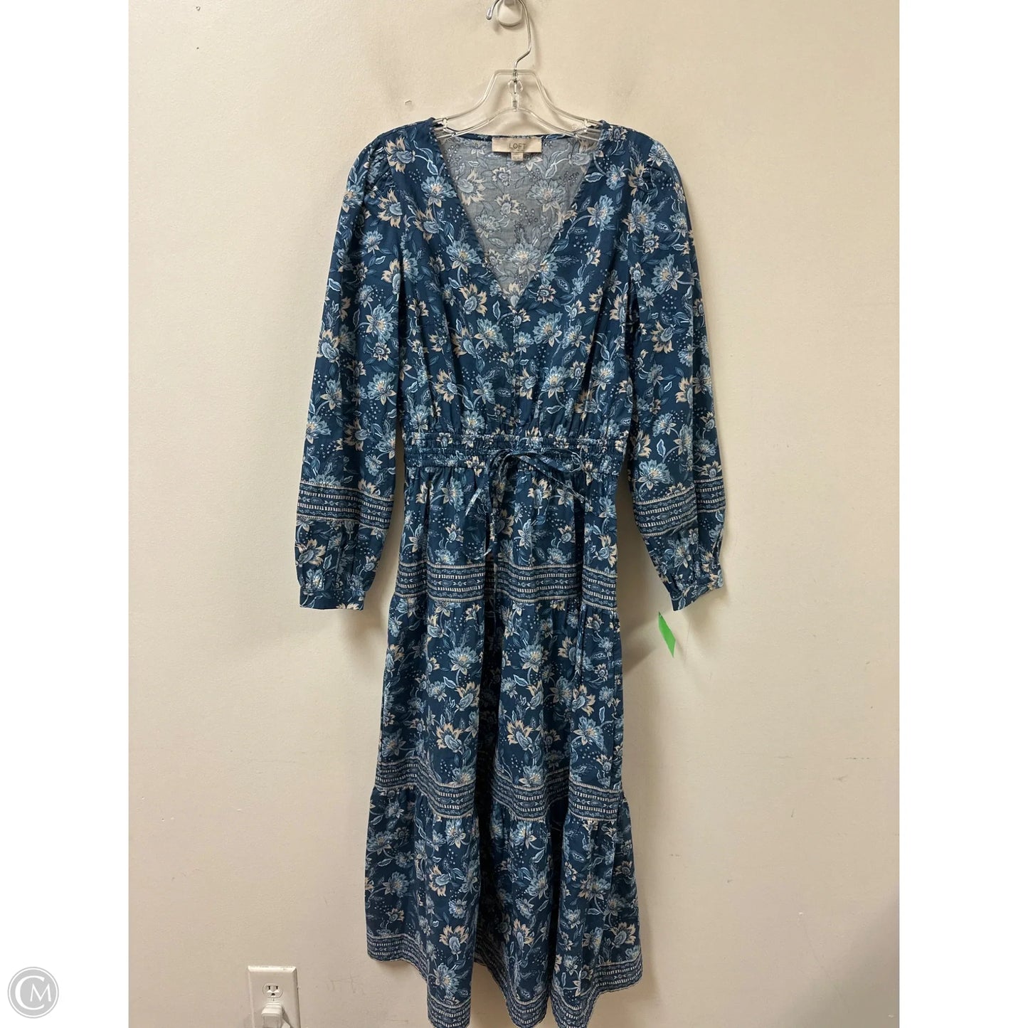 Dress Casual Maxi By Loft In Blue, Size: Xs