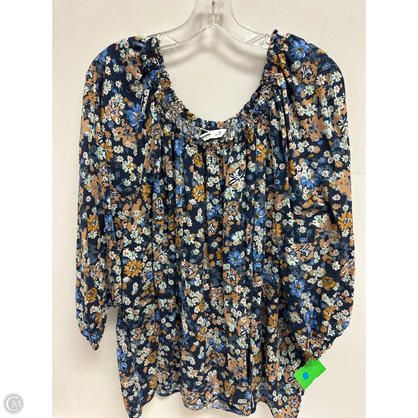 Top Long Sleeve By Sonoma In Blue, Size: 3x