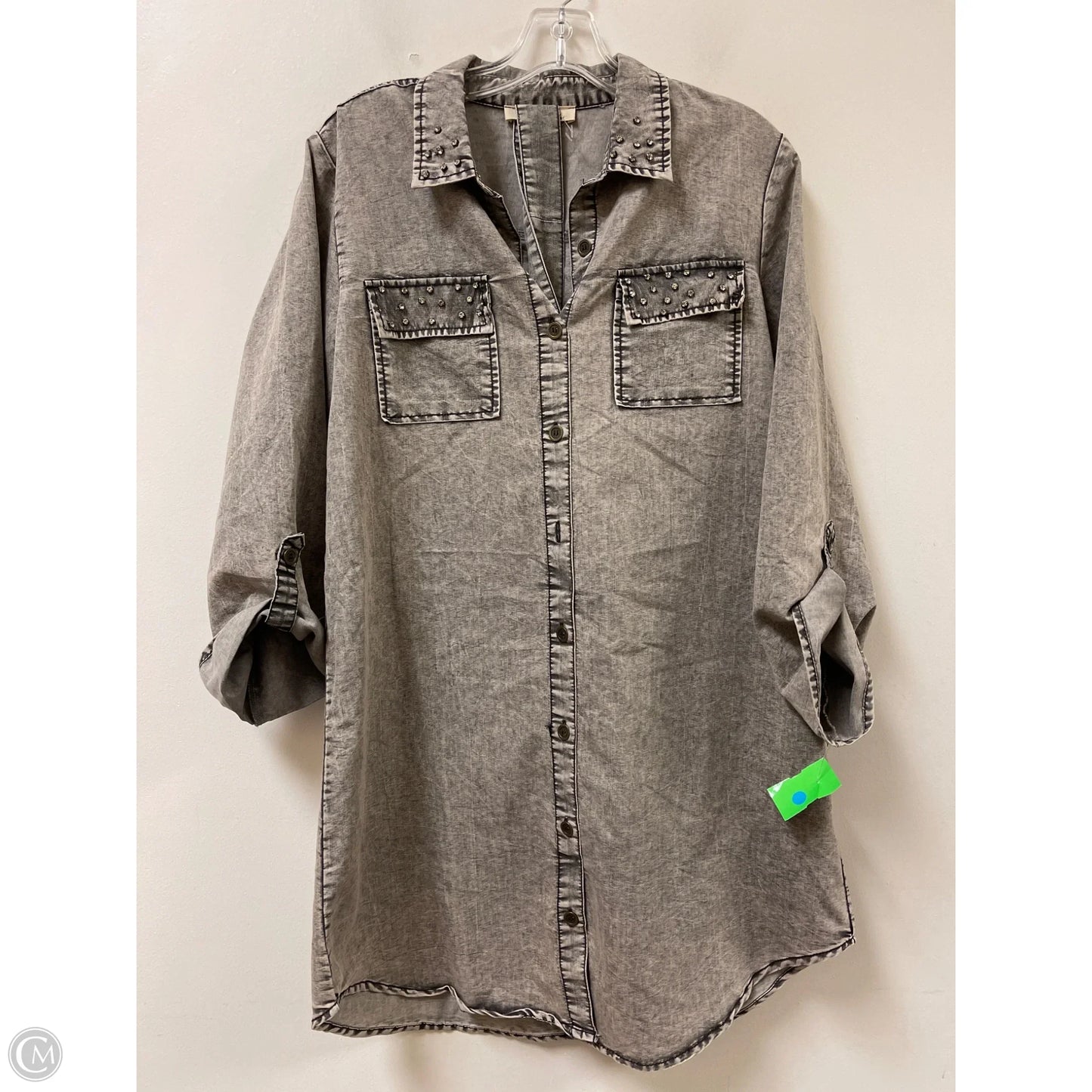 Dress Casual Short By Blush In Grey, Size: Xl