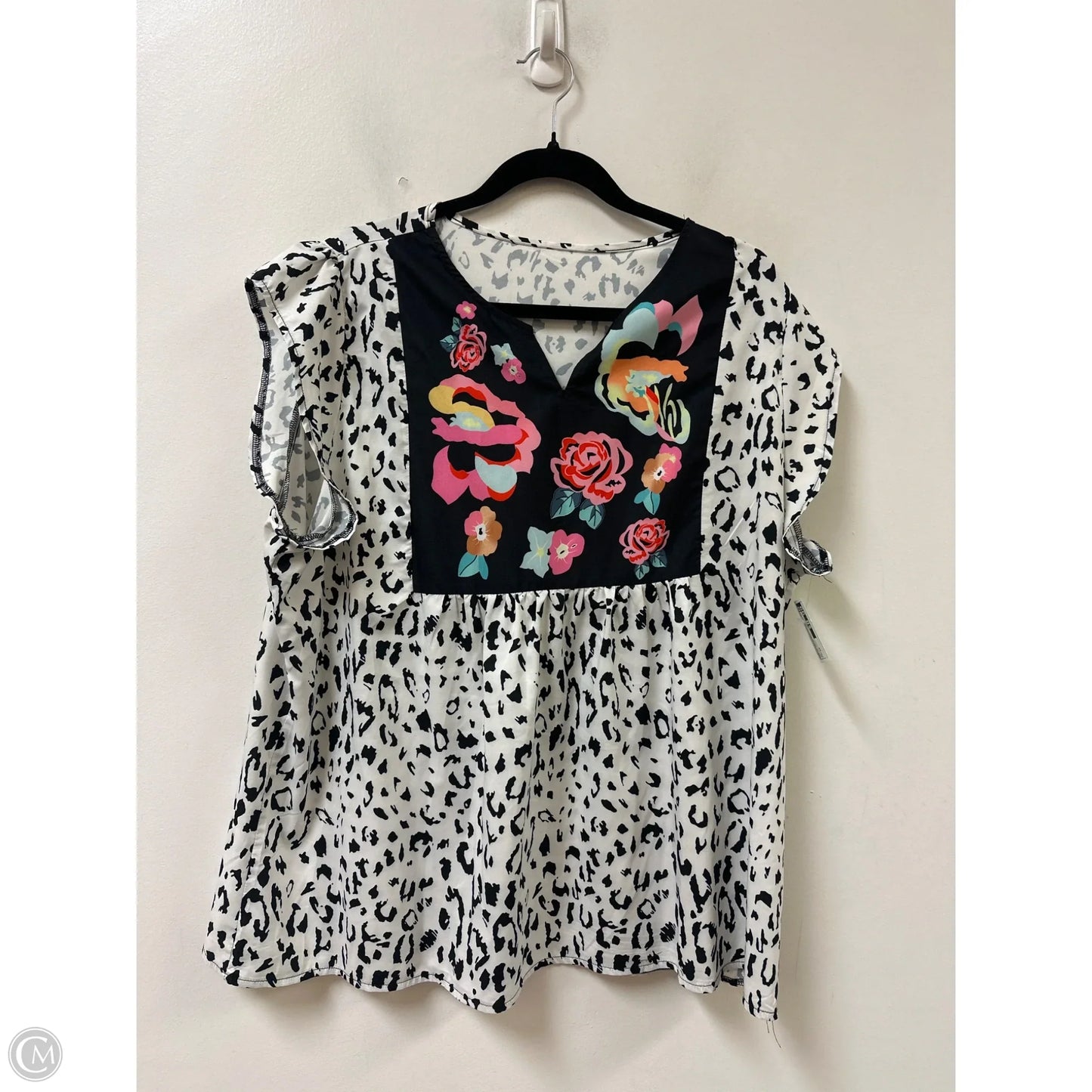 Top Sleeveless By Clothes Mentor In Animal Print, Size: 3x