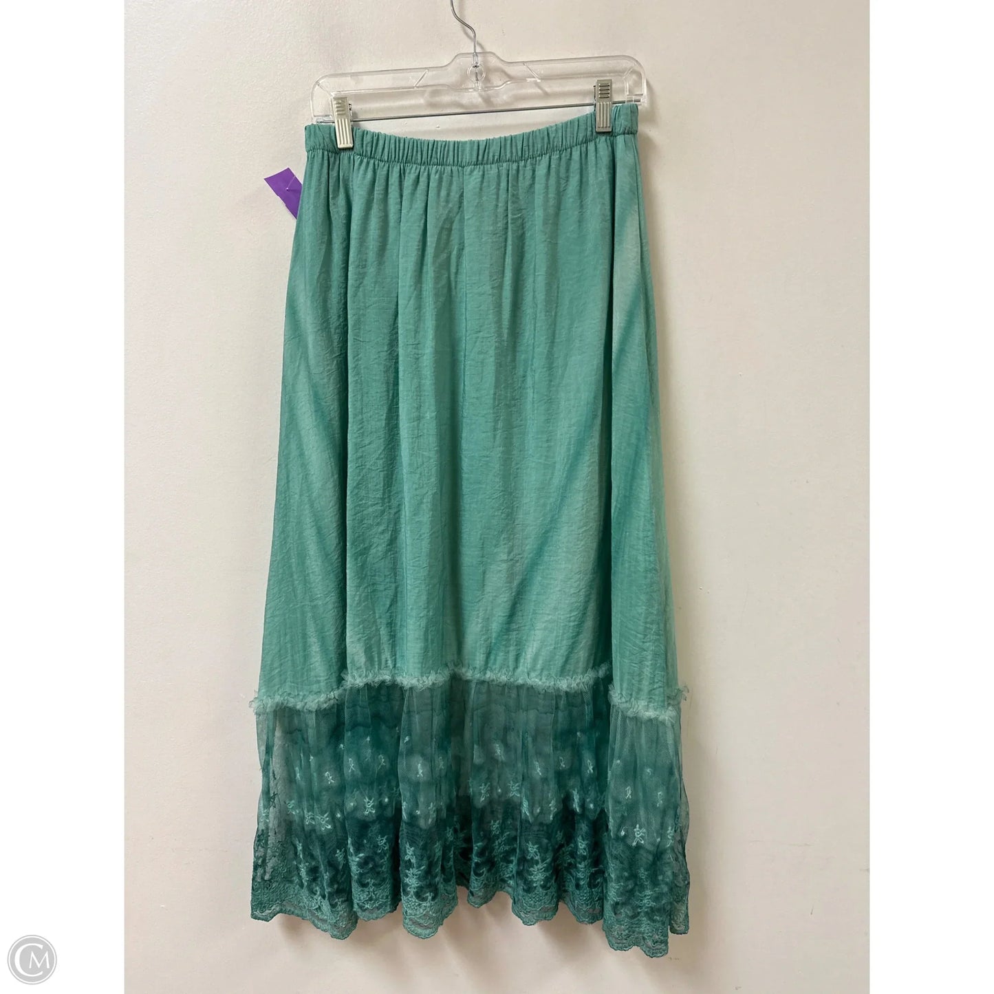 Skirt Maxi By Clothes Mentor In Green, Size: M