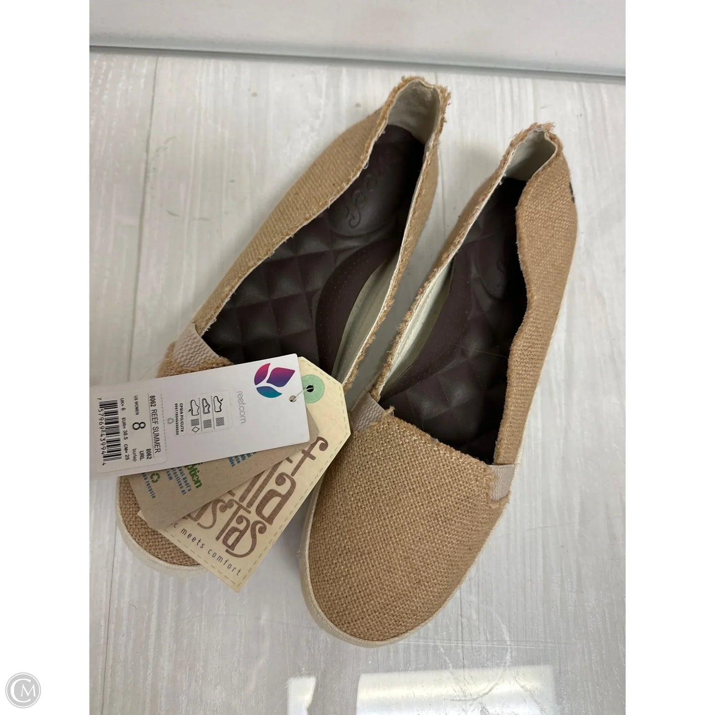 Sandals Flats By Reef In Cream, Size: 8