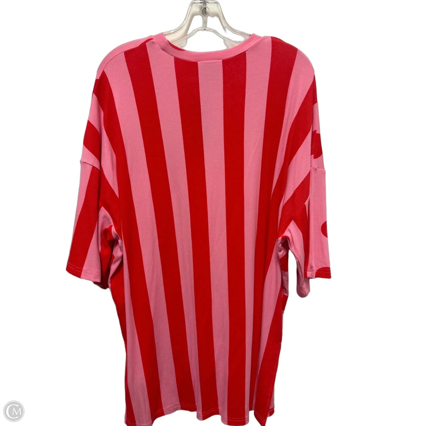 Top Short Sleeve By Clothes Mentor In Polkadot Pattern, Size: M