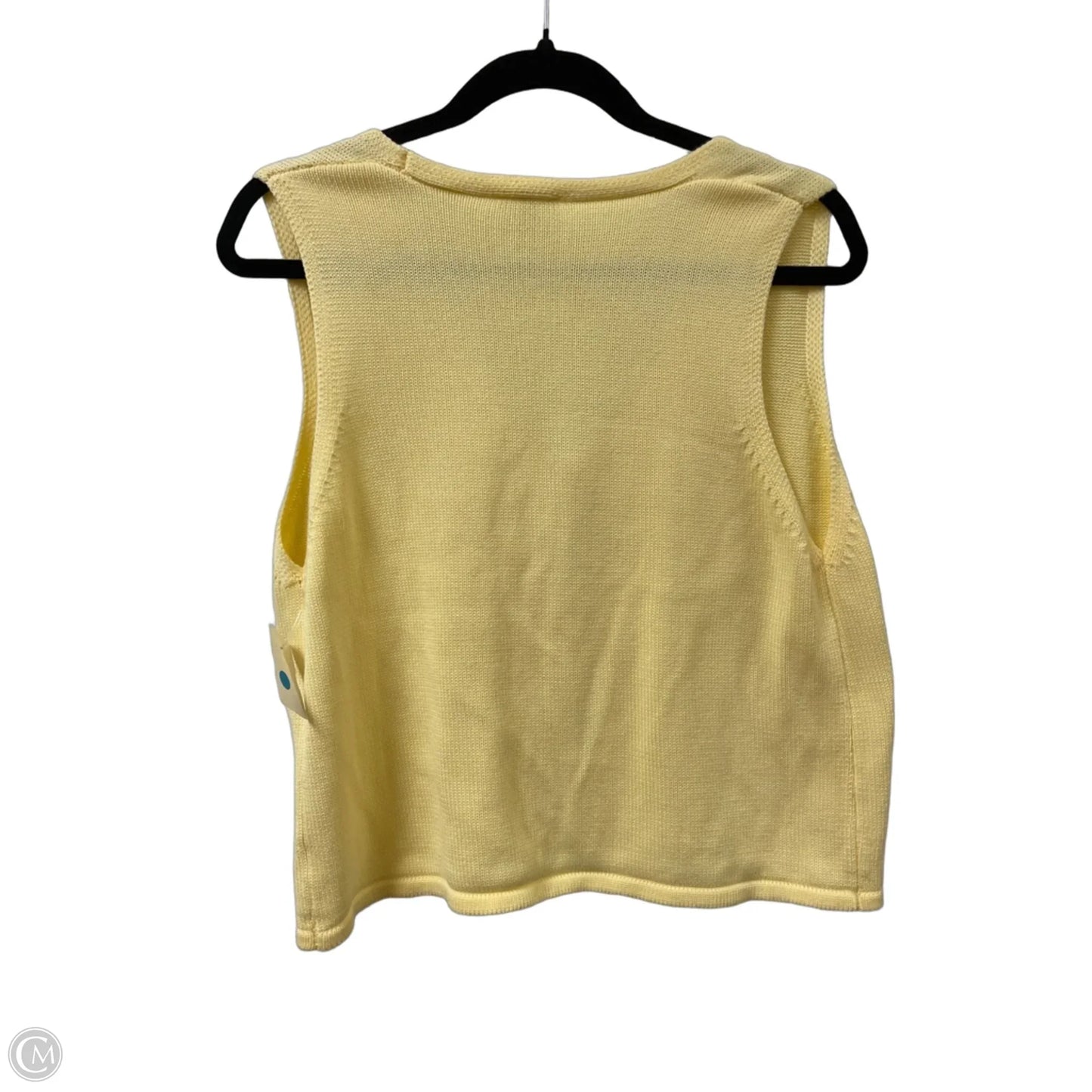 Sweater Short Sleeve By Dip In Yellow, Size: M