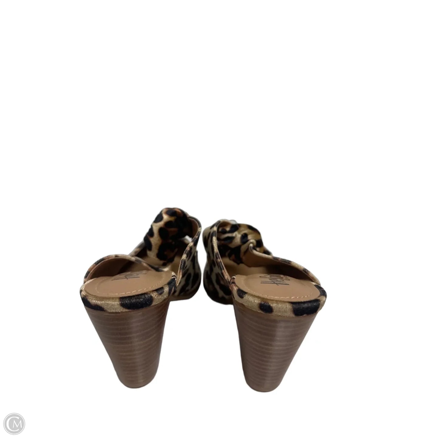 Shoes Heels Block By Corkys In Animal Print, Size: 8
