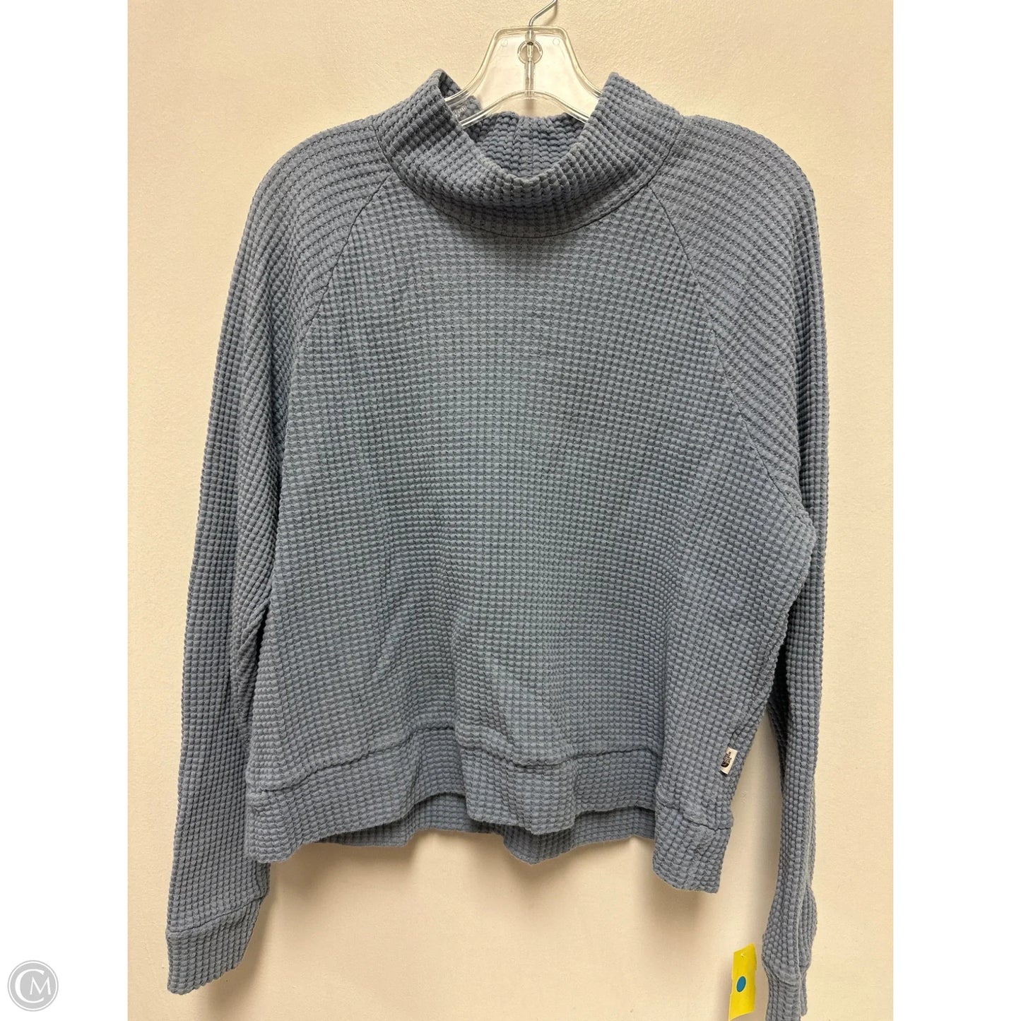 Athletic Sweatshirt Collar By The North Face In Blue, Size: L