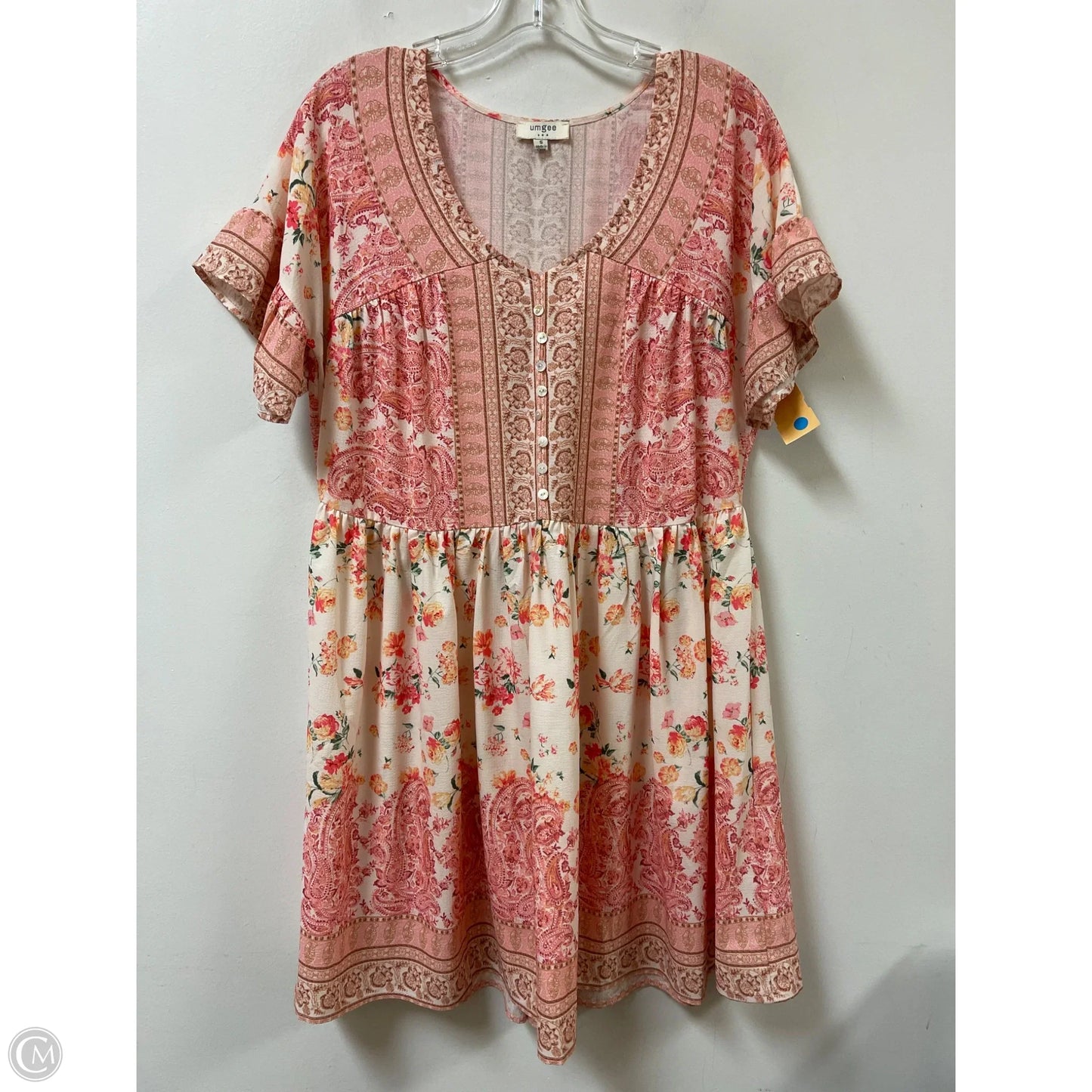 Dress Casual Short By Umgee In Floral Print, Size: S
