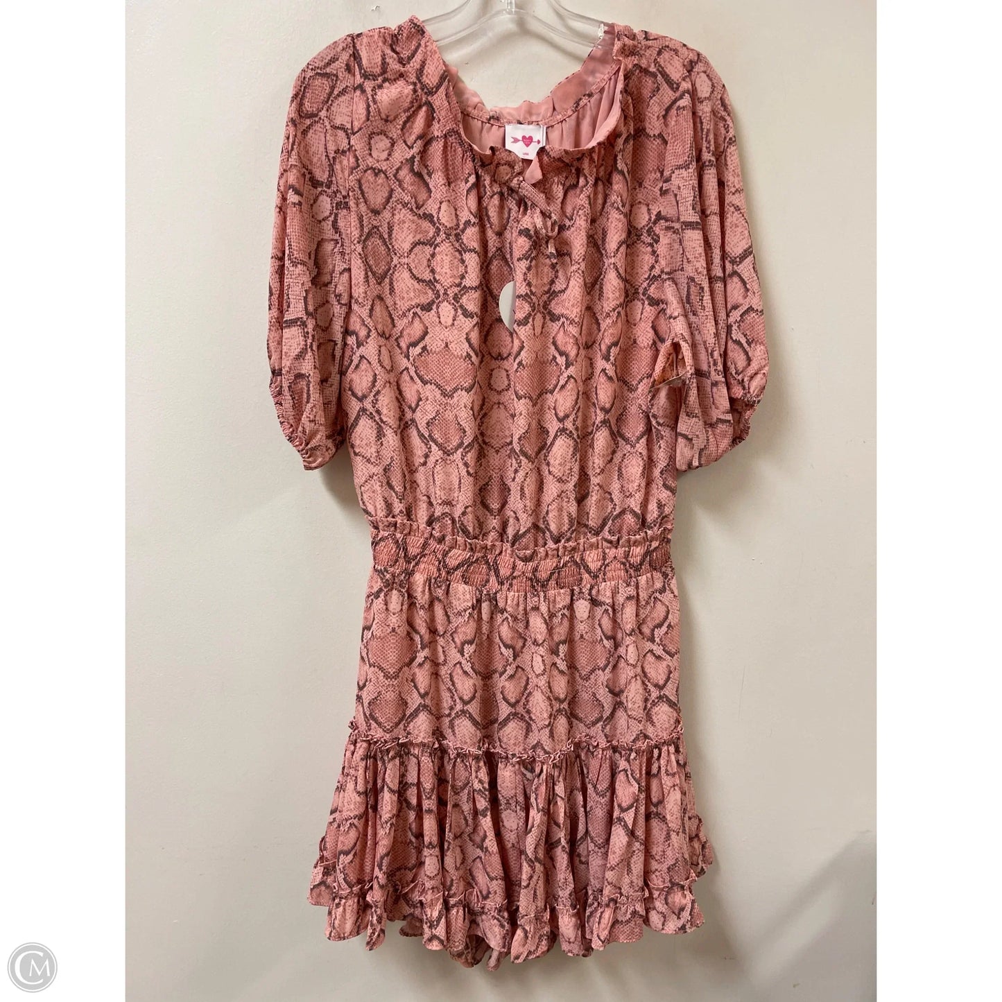 Dress Casual Short By Buddy Love In Snakeskin Print, Size: L