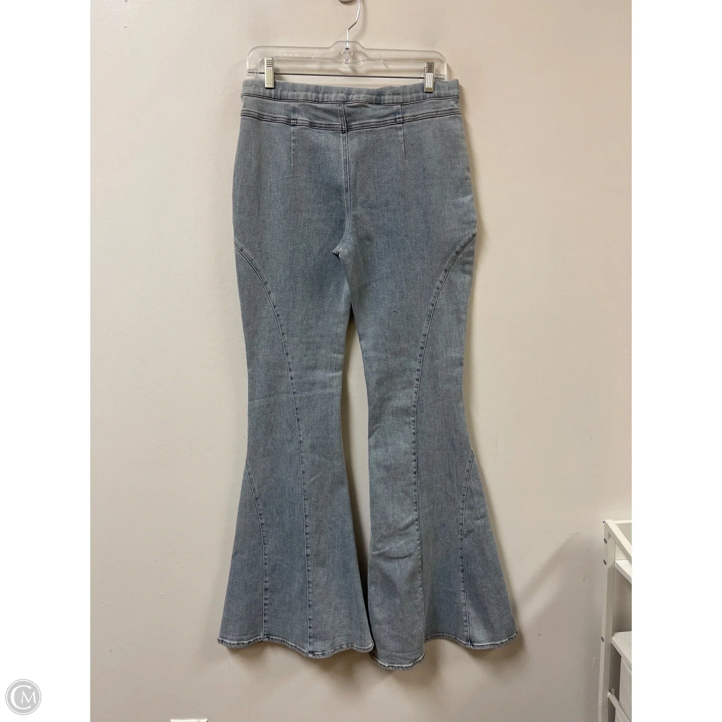 Jeans Flared By Entro In Blue Denim, Size: 12