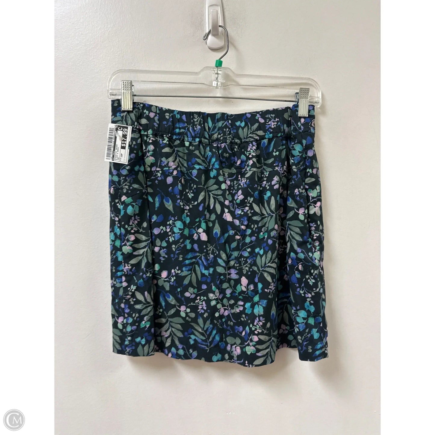 Athletic Skort By J. Jill In Black & Green, Size: 10p