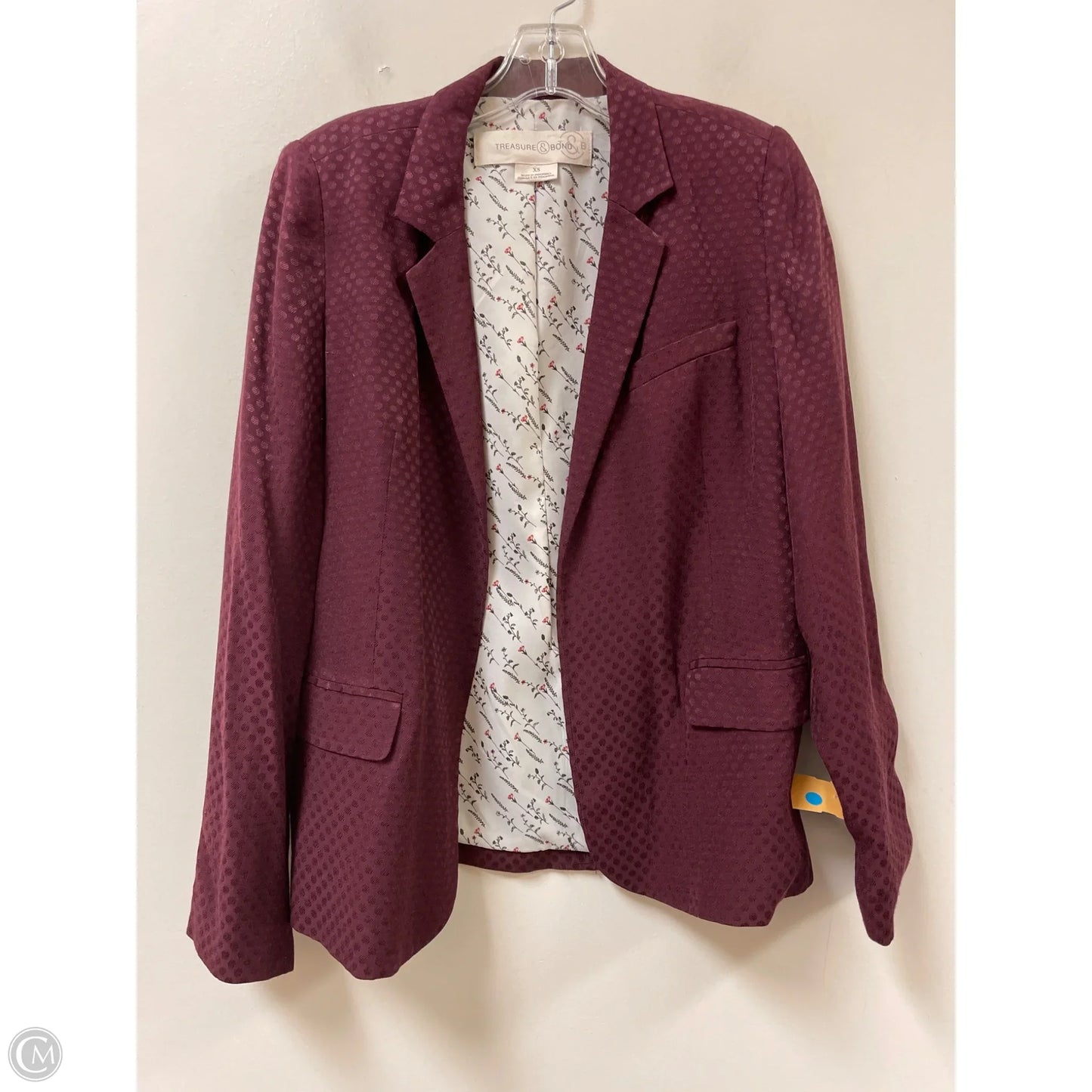 Blazer By Treasure And Bond In Red, Size: Xs