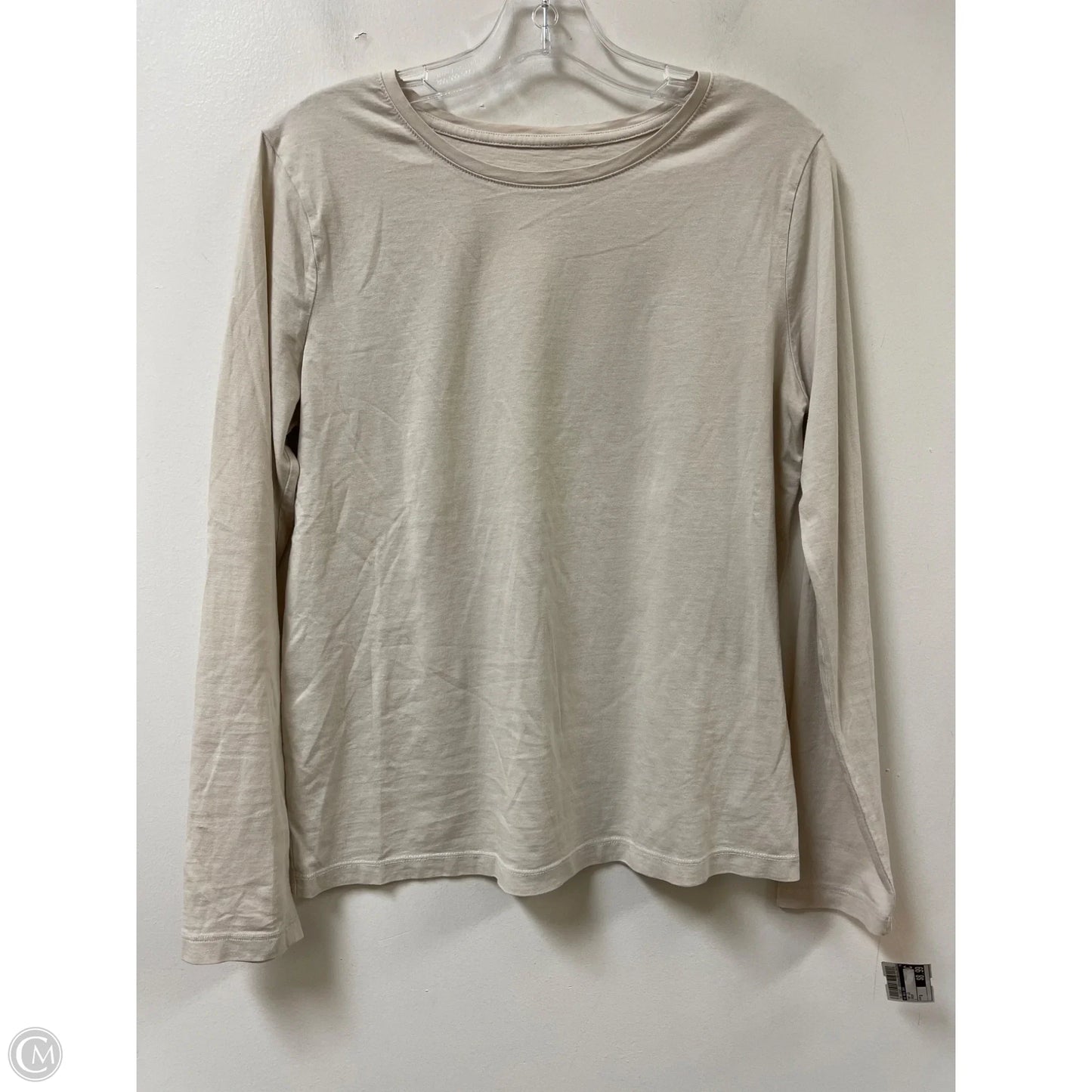 Top Long Sleeve By A New Day In Cream, Size: S