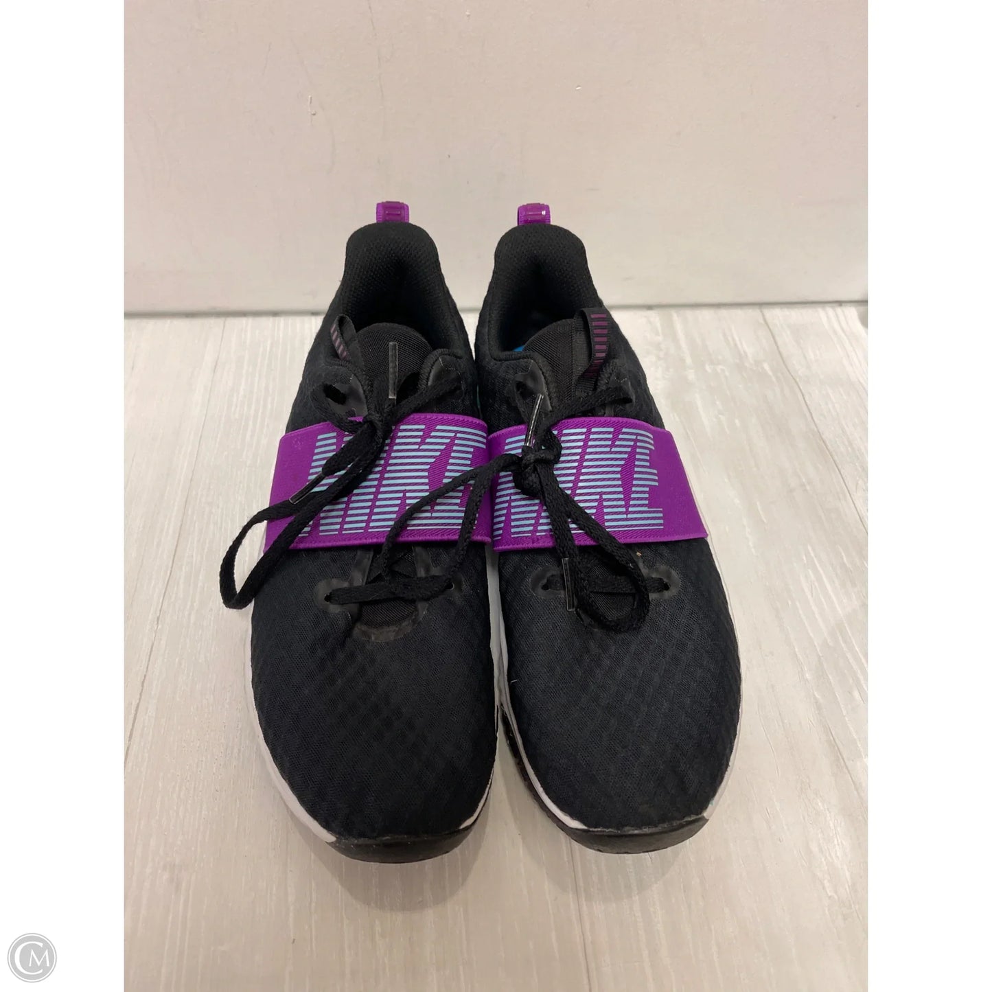 Shoes Athletic By Nike In Black & Purple, Size: 9